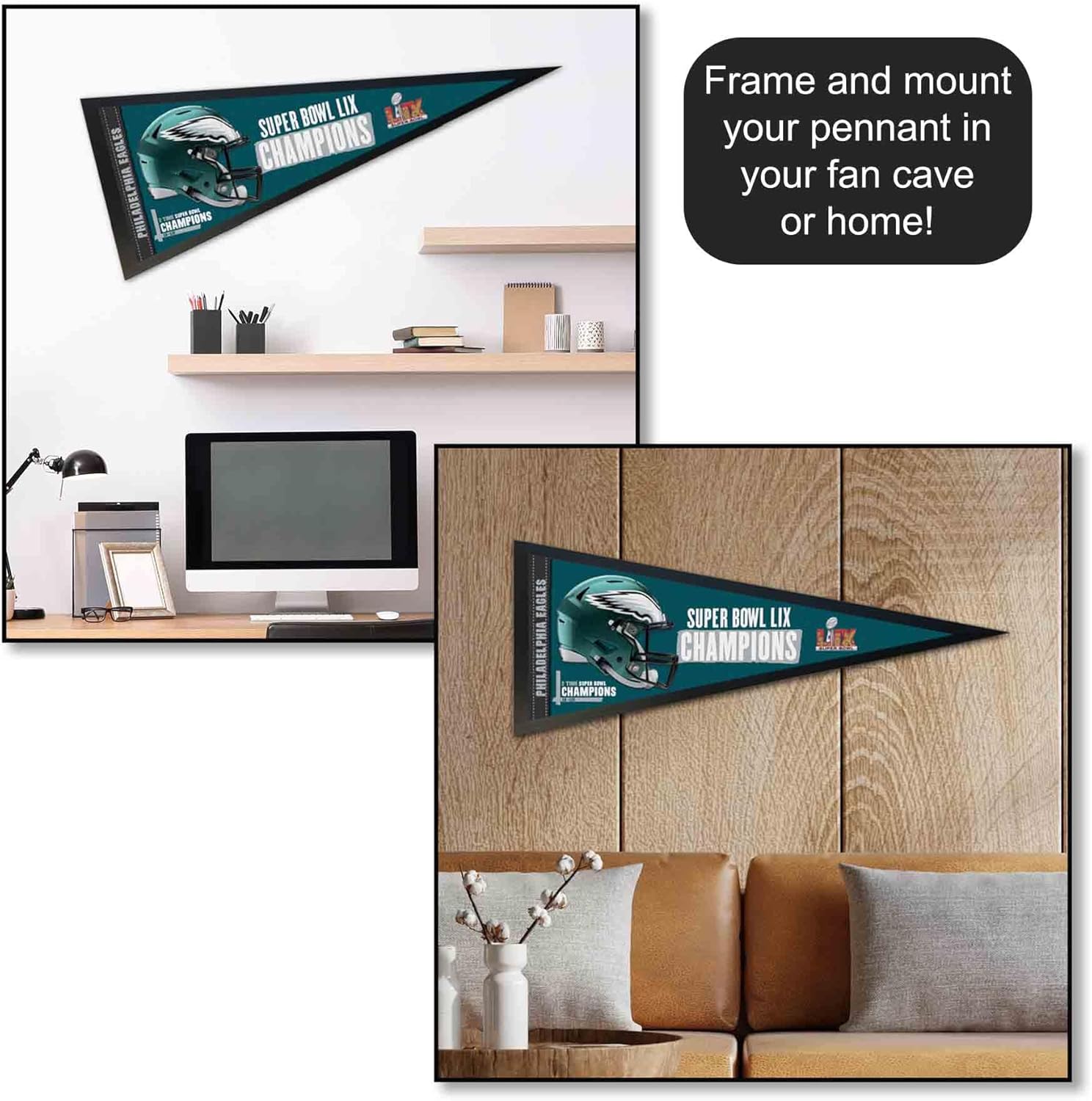 Philadelphia Eagles Wincraft NFL 25 Champs 12" x 30" Pennant