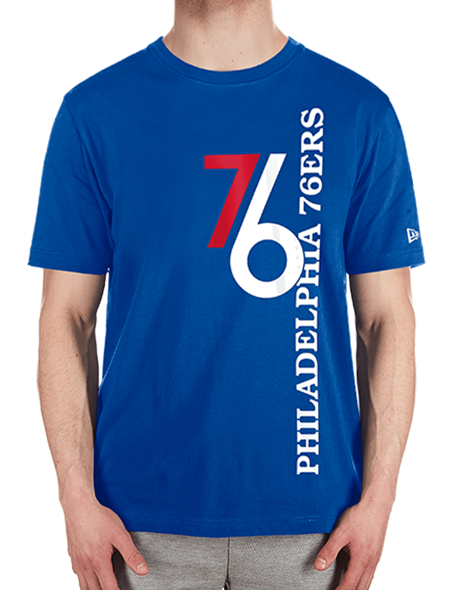 Philadelphia 76ers New Era NBA 24-25 City Edition T-Shirt - Blue