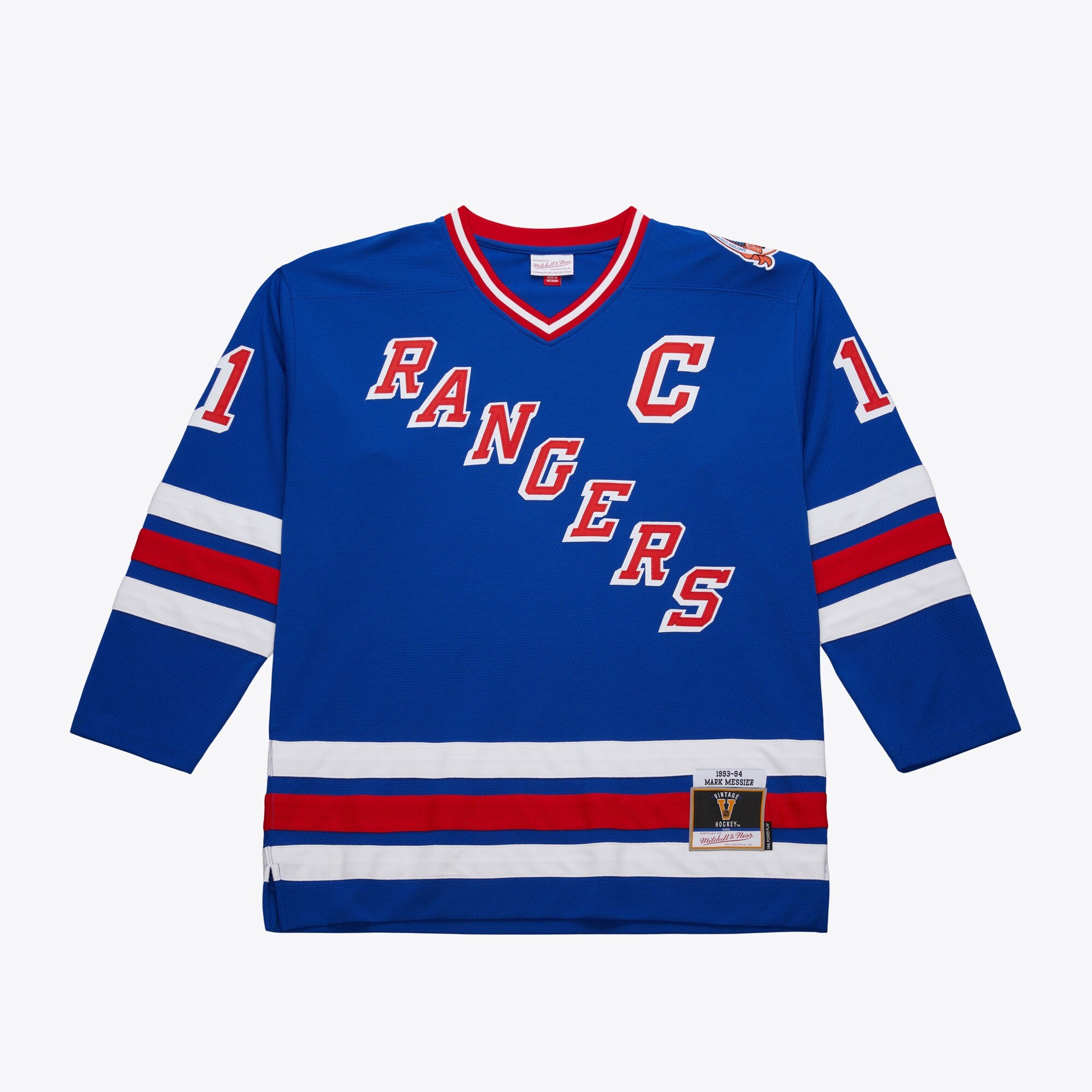 Mark Messier New York Rangers Mitchell & Ness NHL 1991 Power Play Jersey - Blue