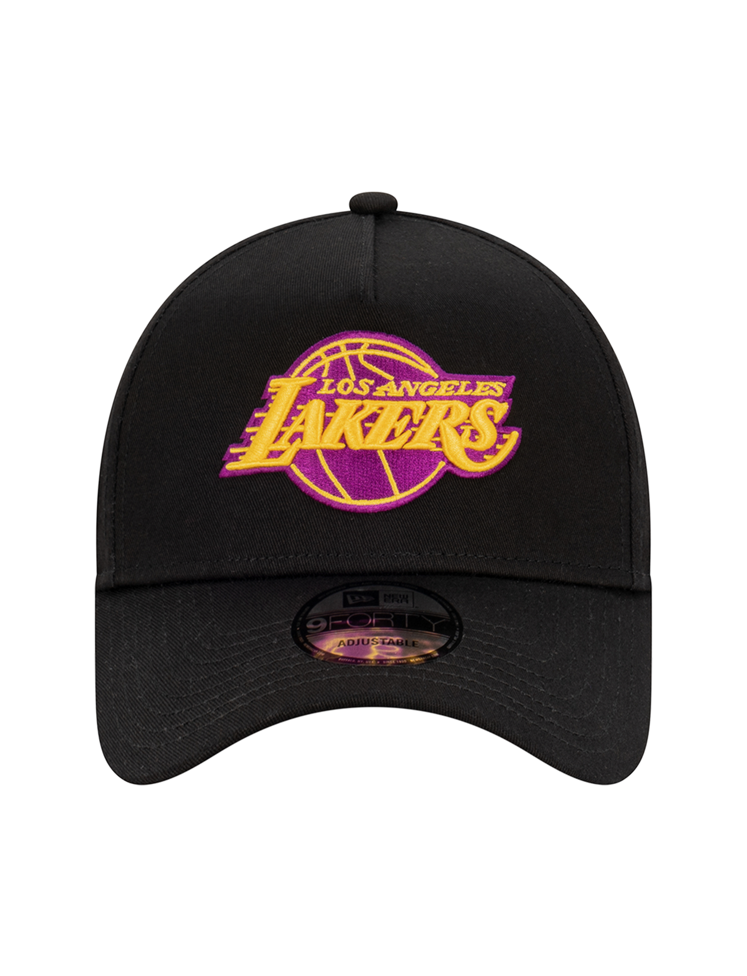 Los Angeles Lakers New Era NBA Vibes 9FORTY A-Frame Snapback Hat - Black