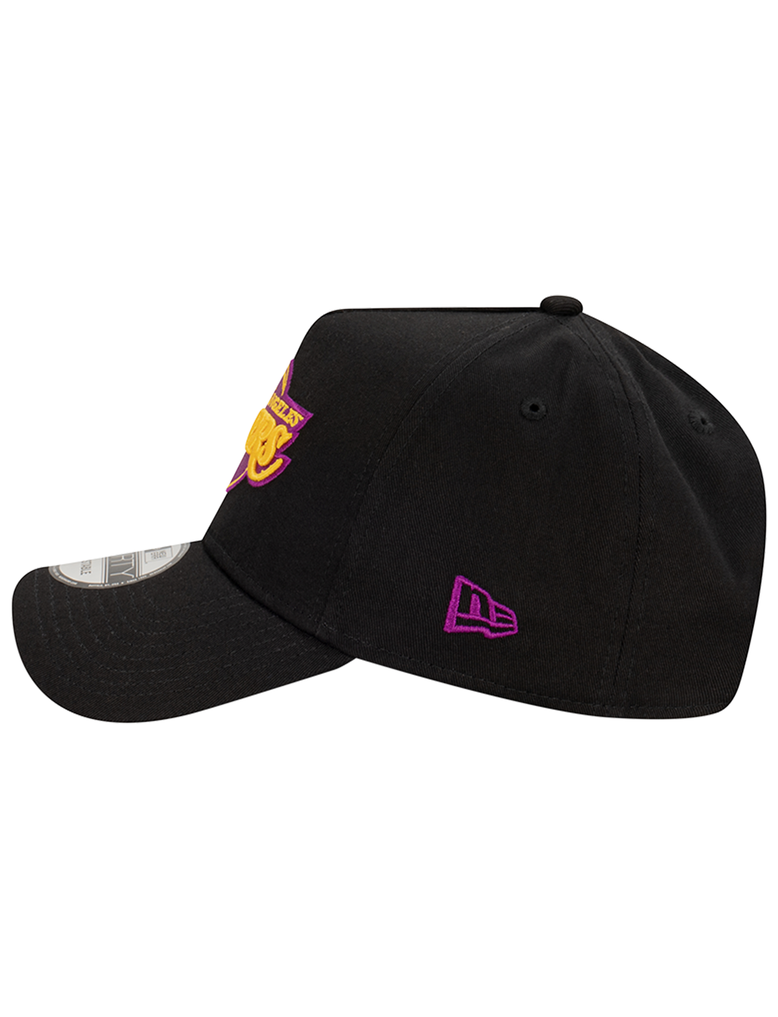 Los Angeles Lakers New Era NBA Vibes 9FORTY A-Frame Snapback Hat - Black