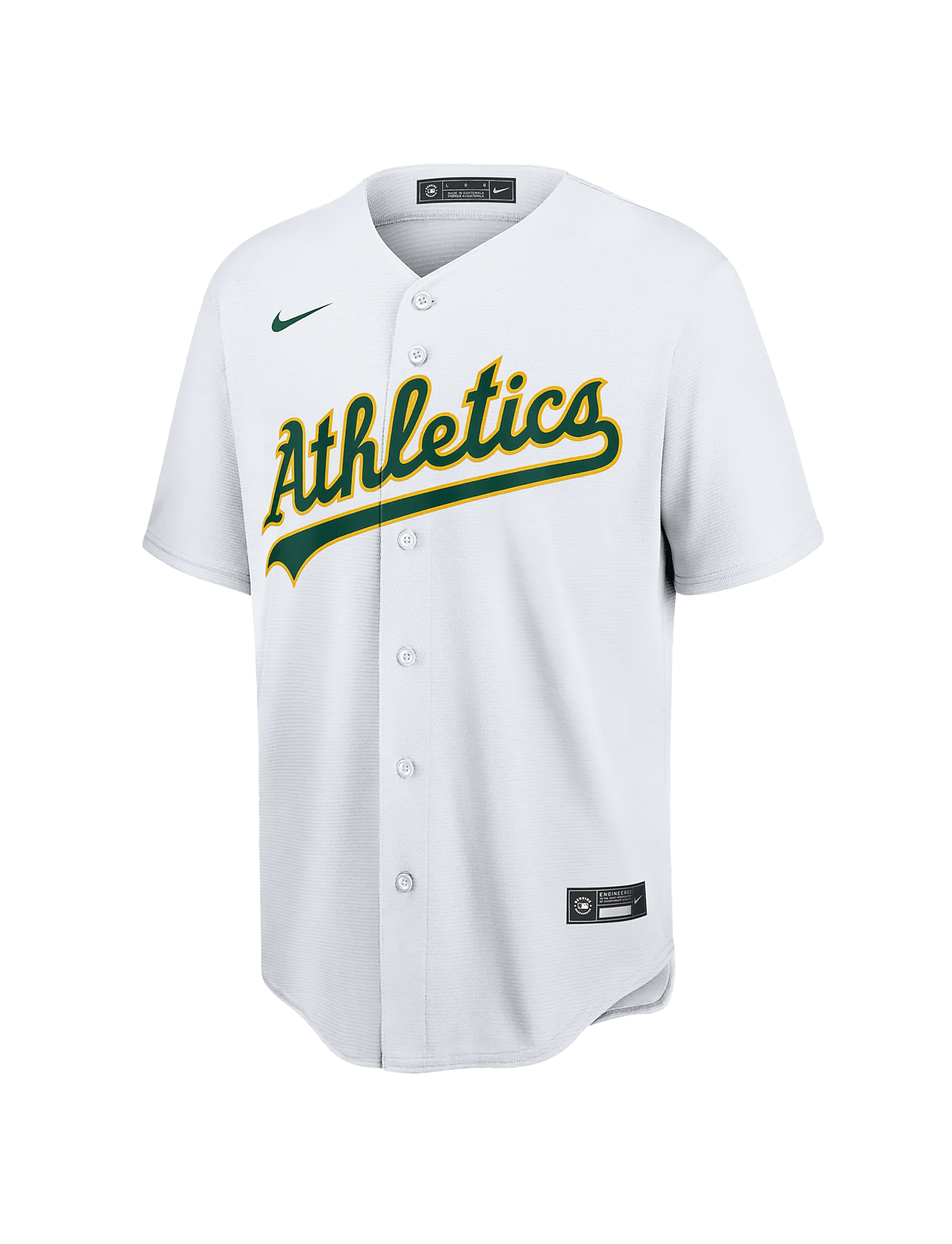 Athletics Nike MLB Home Replica Jersey - White