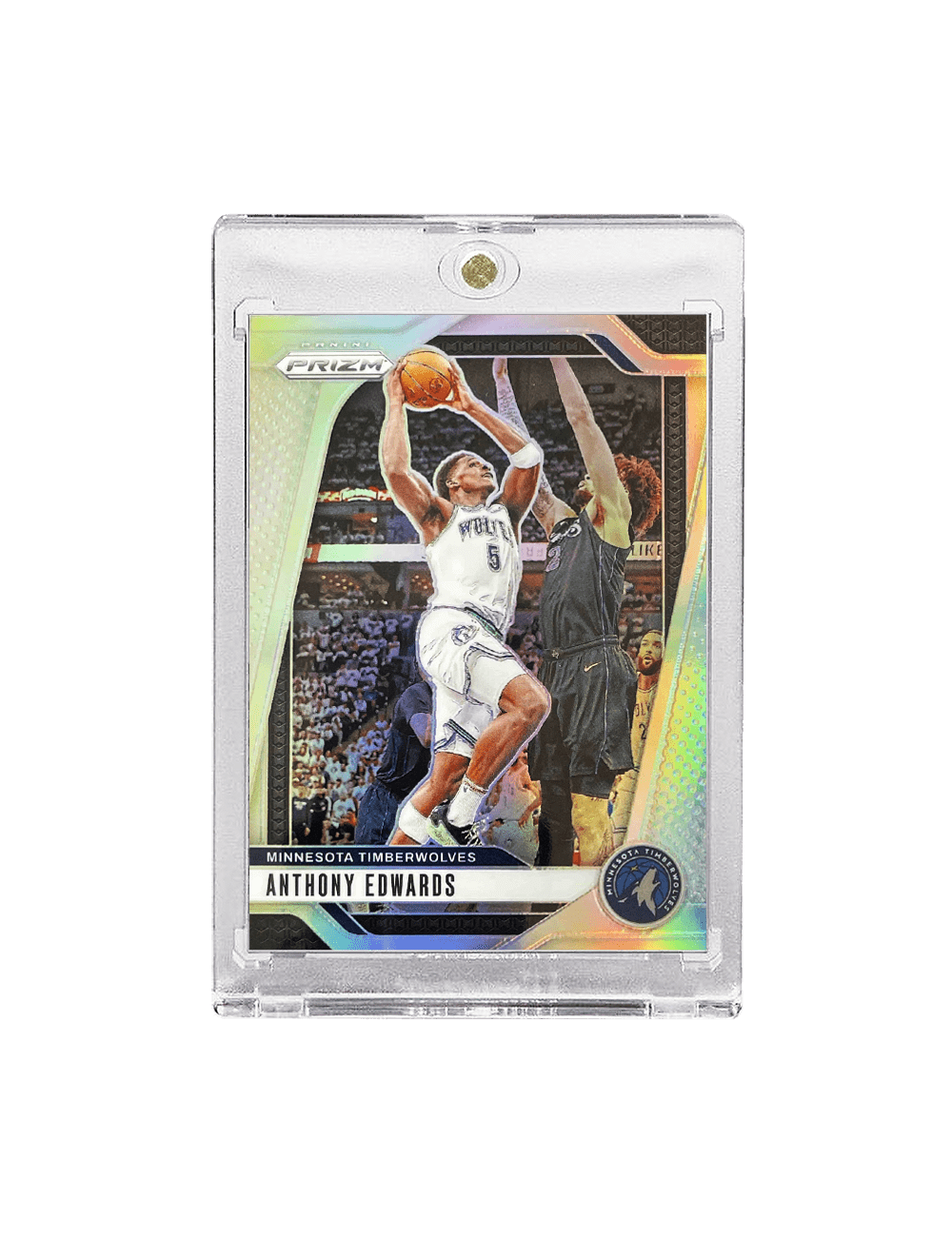 Anthony Edwards Minnesota Timberwolves Panini NBA 24-25 Prizm Silver Card