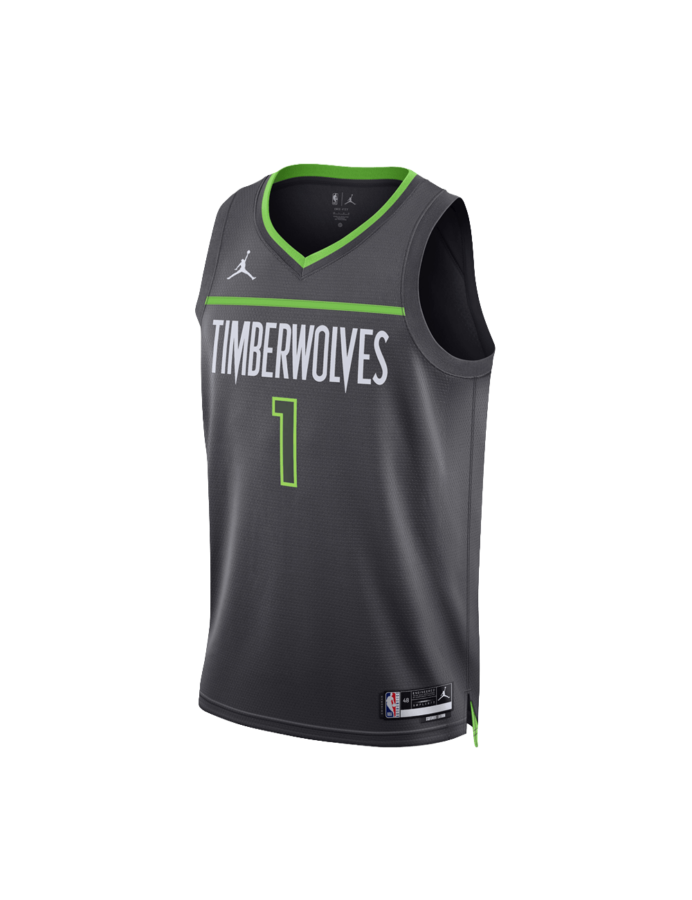 Youths Anthony Edwards Minnesota Timberwolves Nike NBA Statement Jersey - Grey