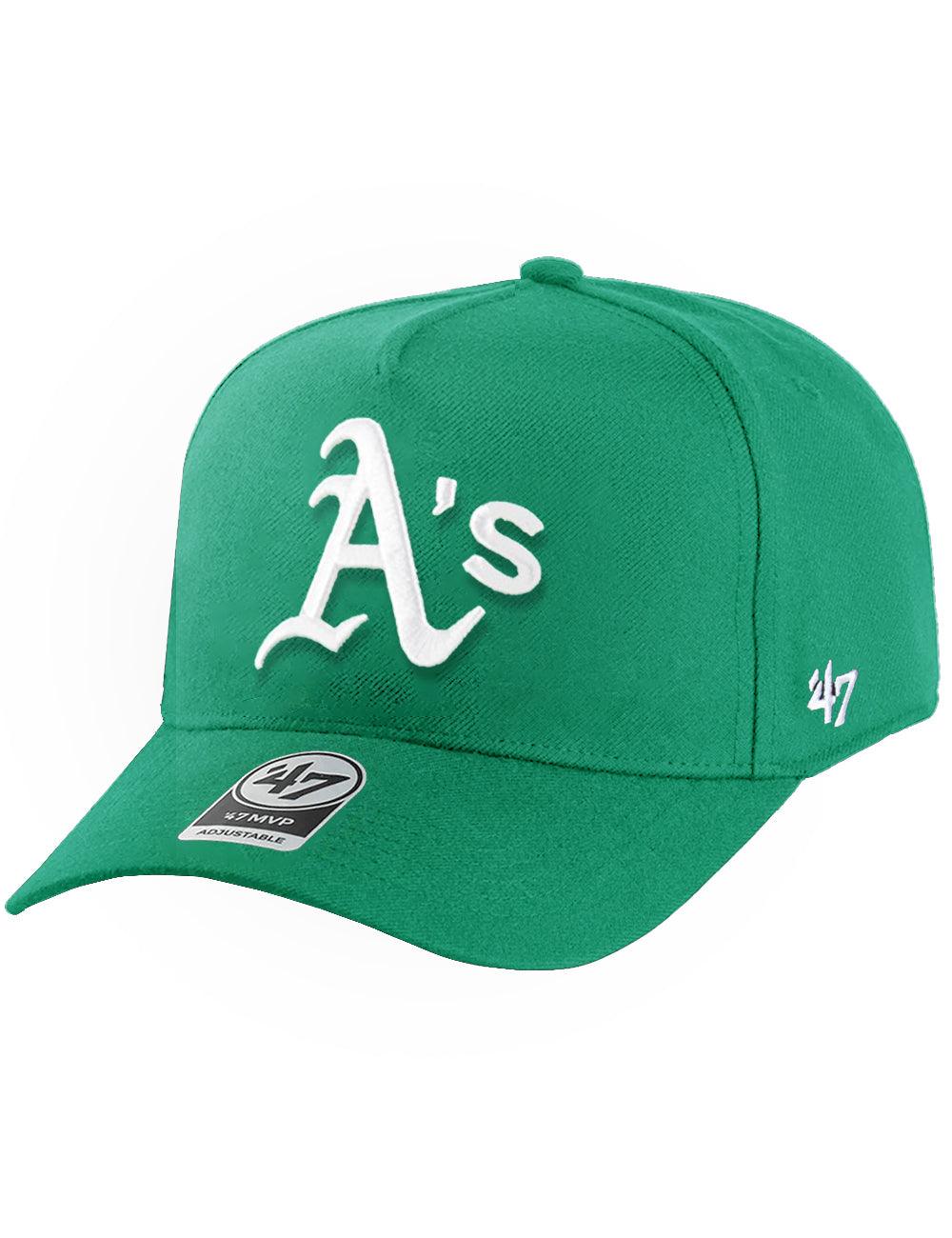 Oakland Athletics '47 MLB Team MVP DT Snapback Hat - Kelly Green