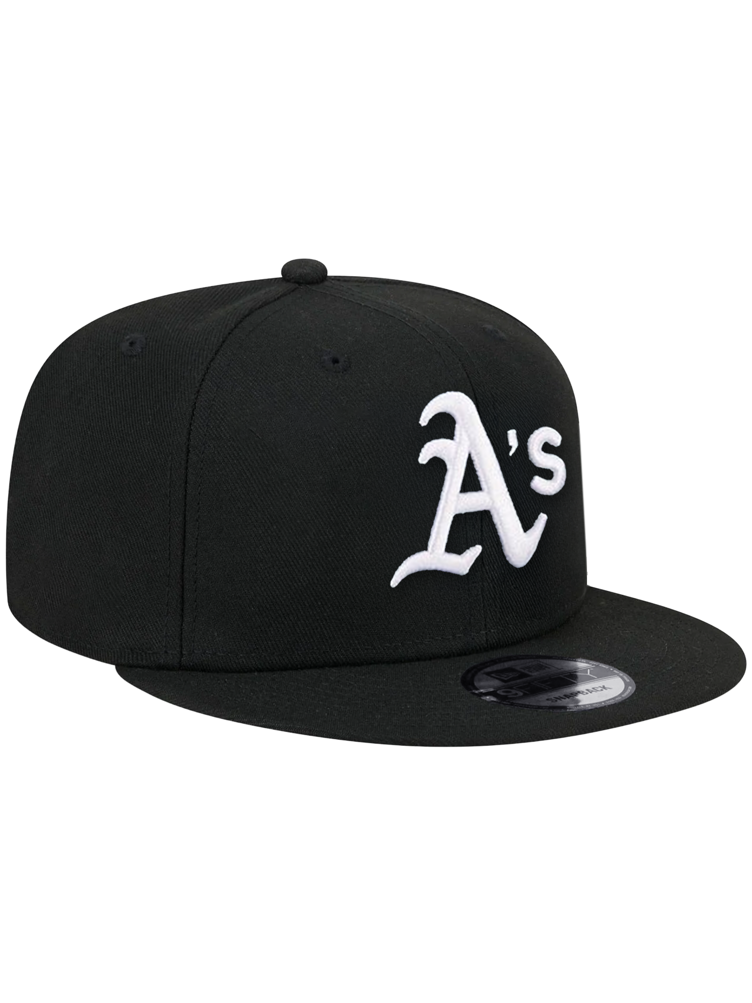 Athletics New Era MLB Black White 9FIFTY Snapback Hat - Black