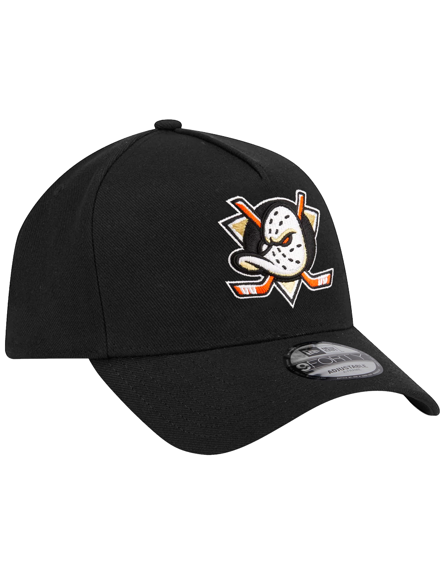 Anaheim Ducks New Era NHL Team 9FORTY A-Frame Snapback Hat - Black
