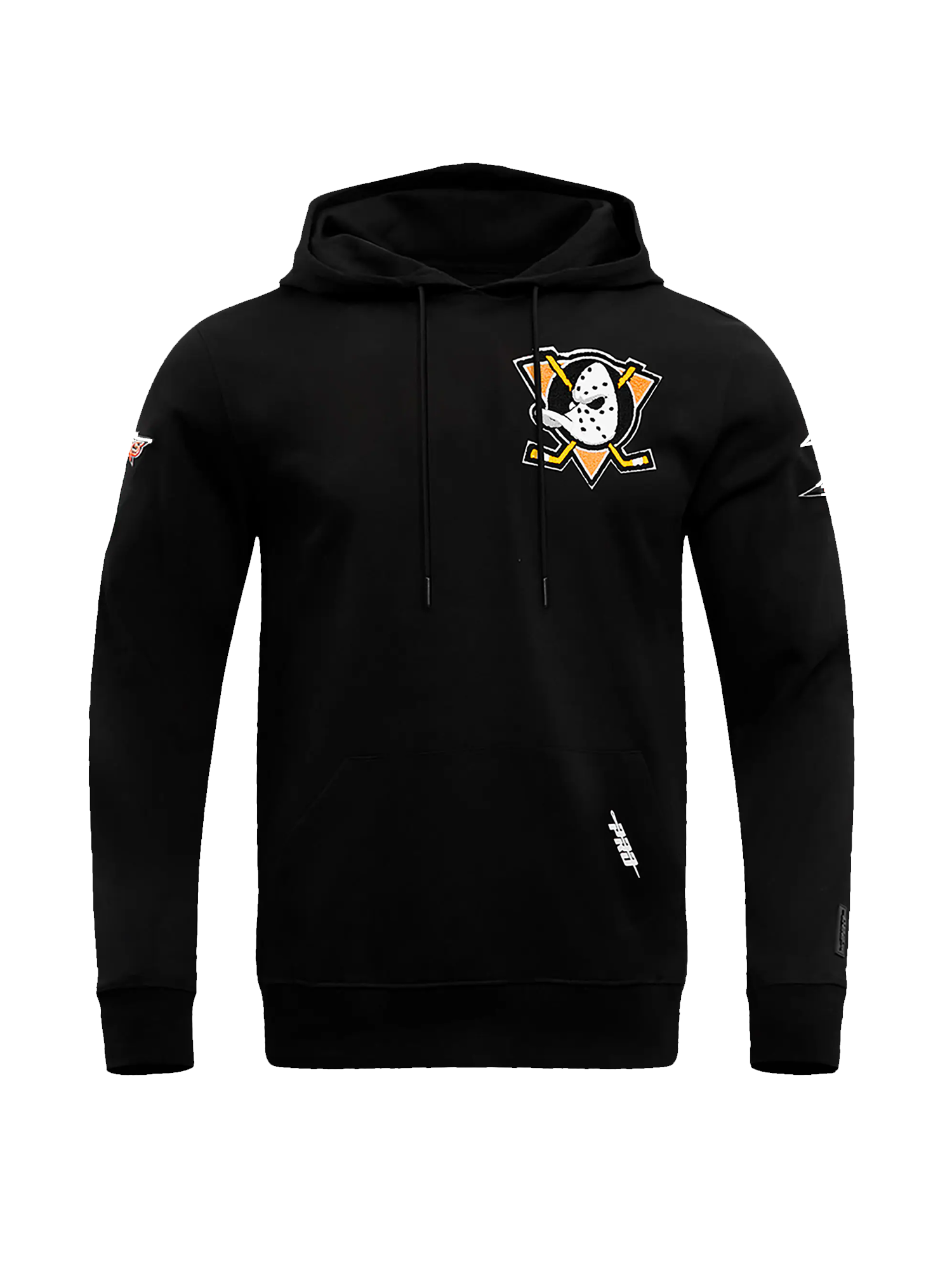 Anaheim Ducks Pro Standard NHL Team Chenille Hoodie Jumper - Black
