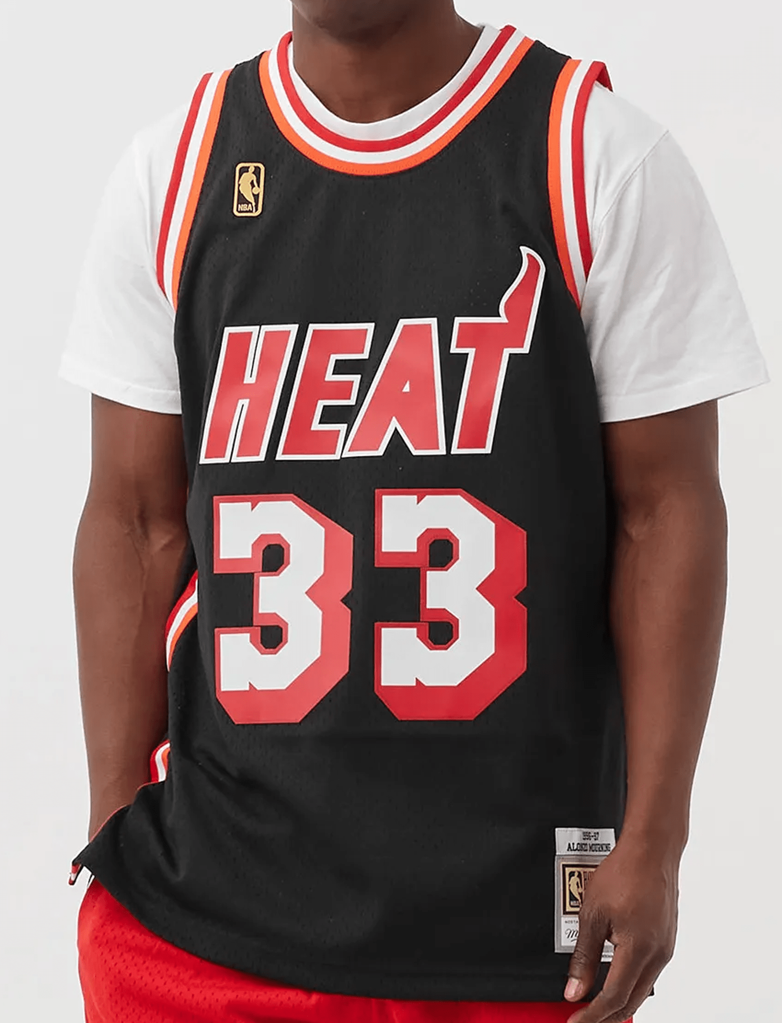 Alonzo Mourning Miami Heat Mitchell & Ness NBA 96-97 Swingman Jersey - Black