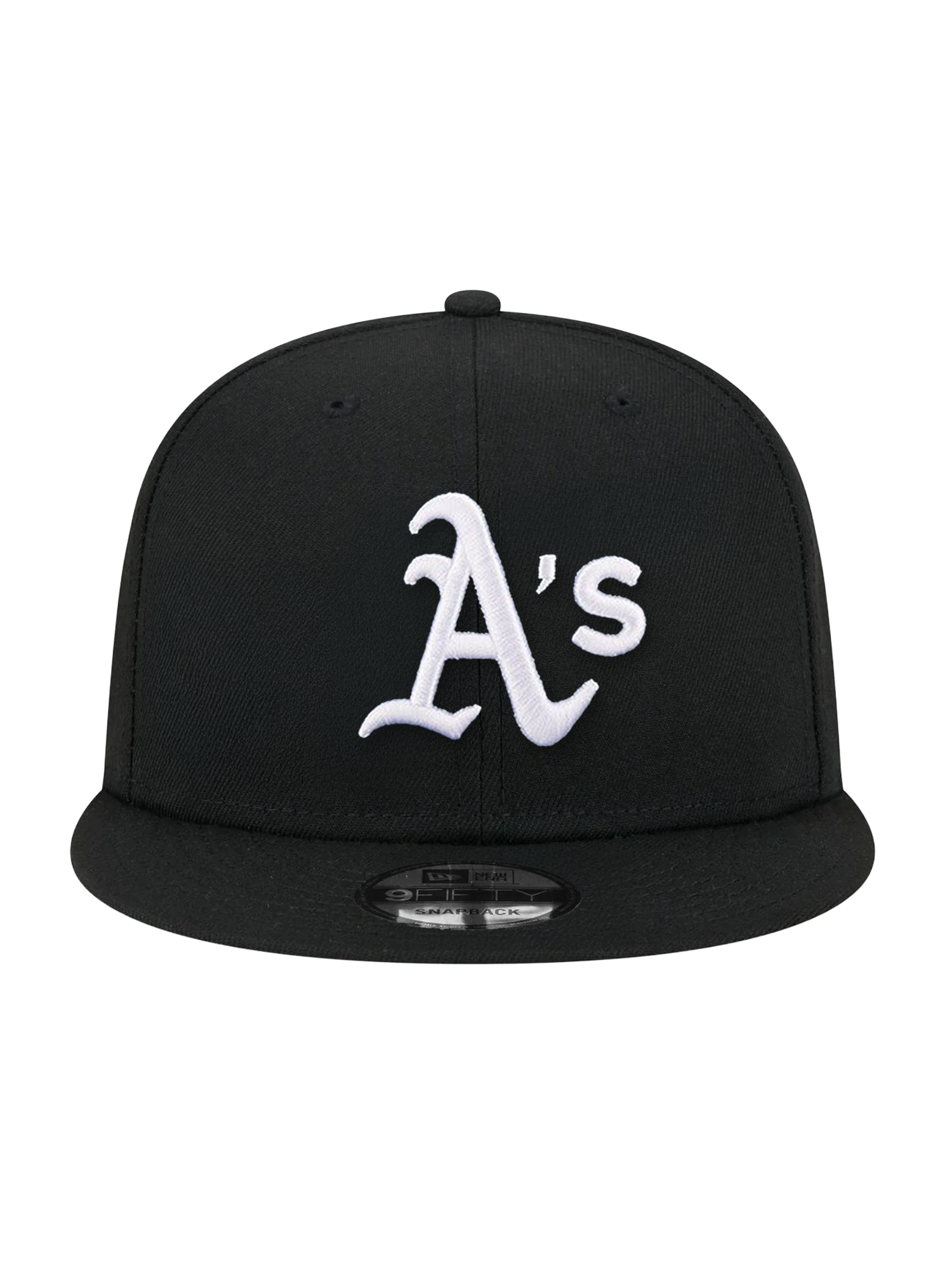 Athletics New Era MLB Black White 9FIFTY Snapback Hat - Black