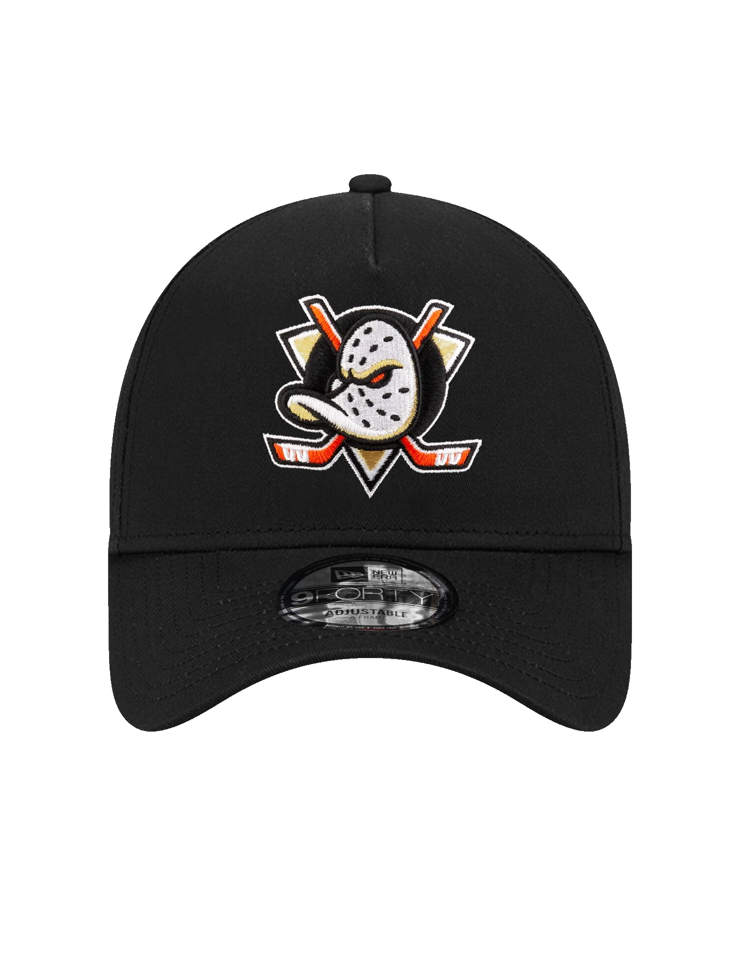 Anaheim Ducks New Era NHL Team 9FORTY A-Frame Snapback Hat - Black