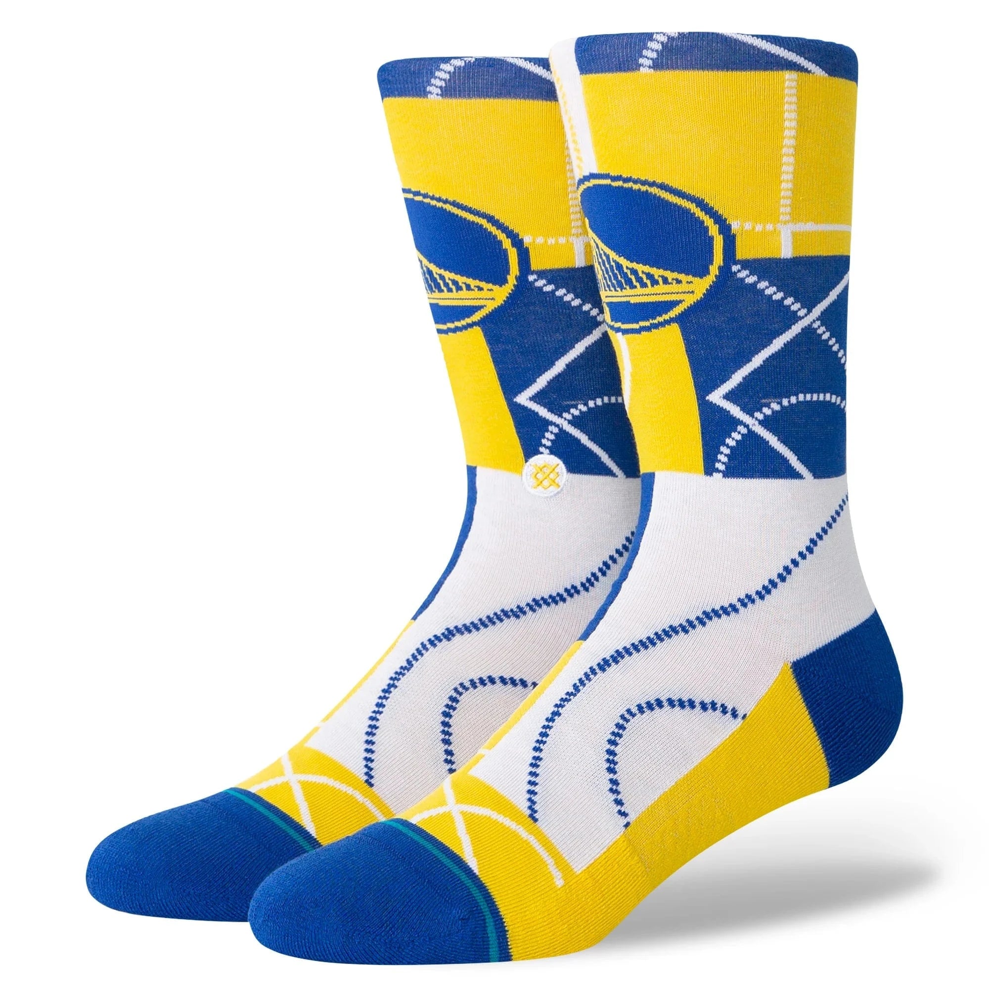Golden State Warriors Stance NBA Zone Crew Socks - Blue