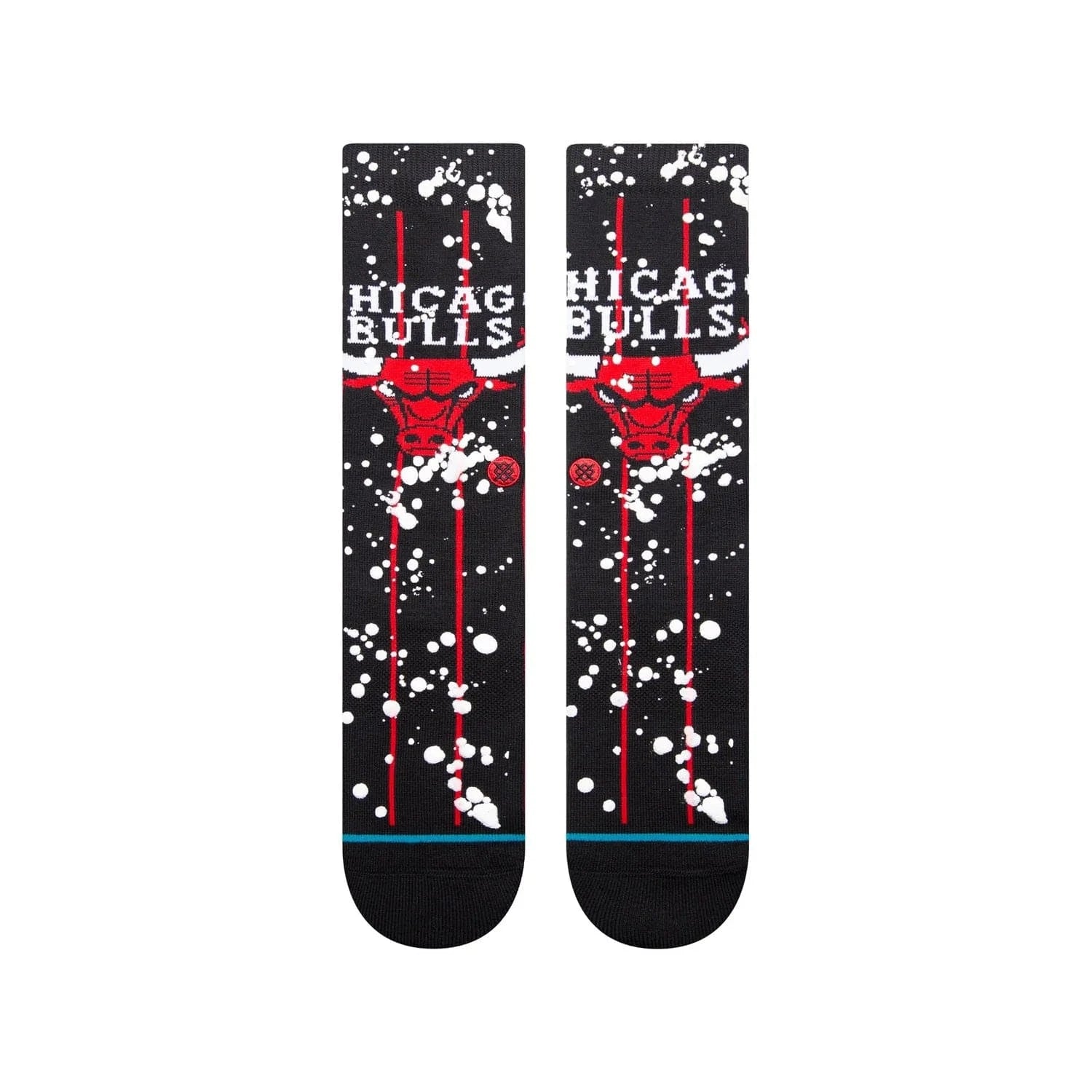 Chicago Bulls Stance NBA Overspray Crew Socks
