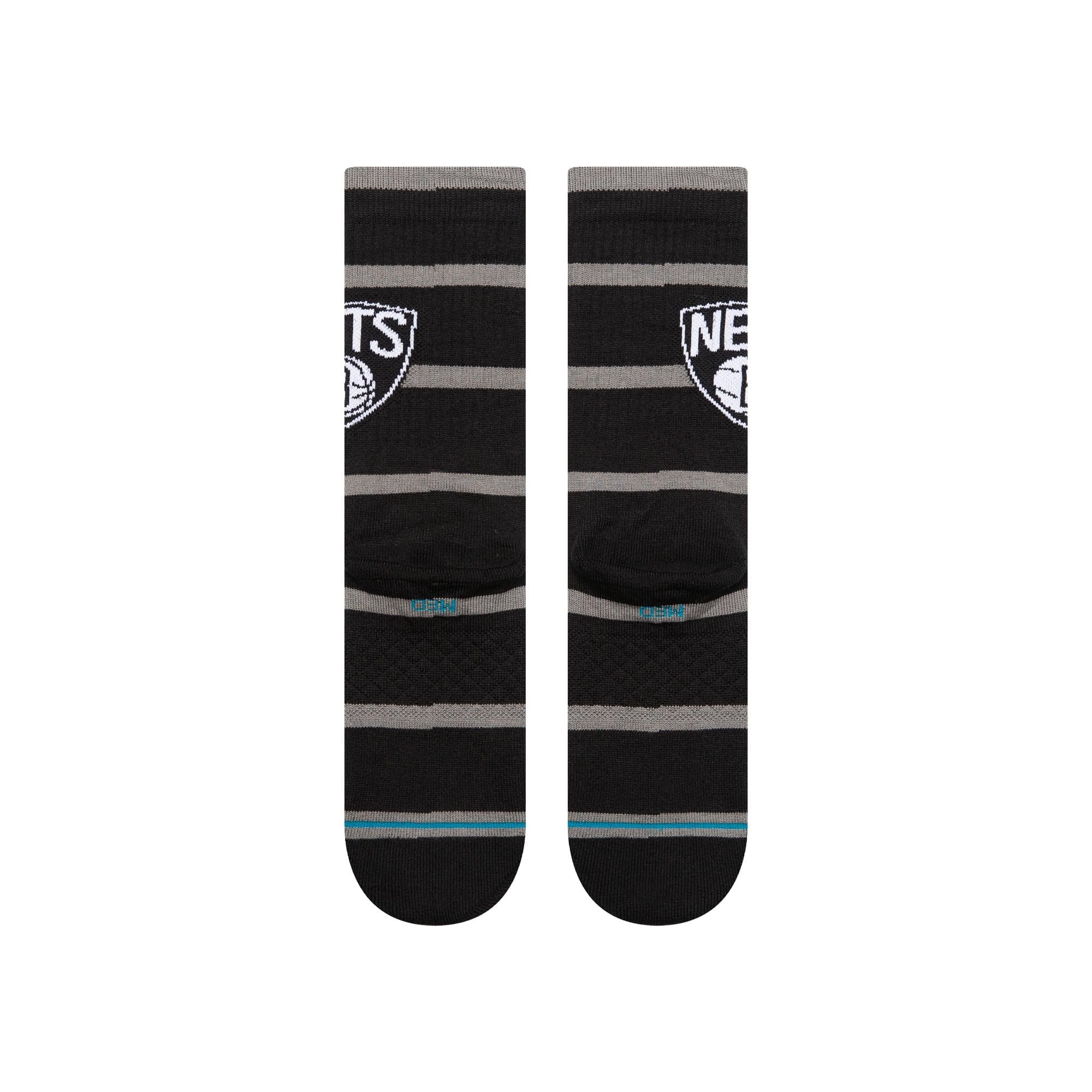 Brooklyn Nets Stance NBA Team Prep Crew Socks