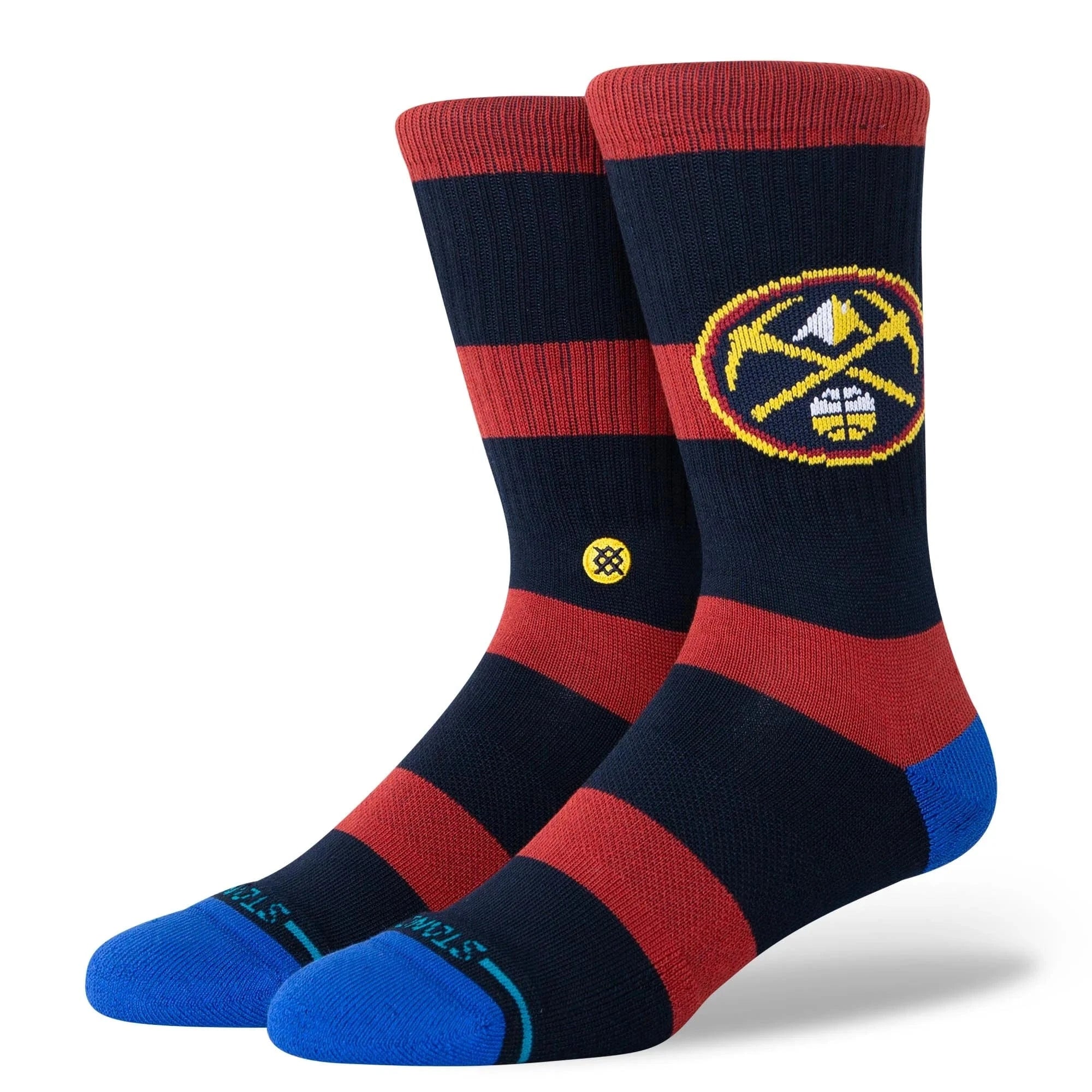 Denver Nuggets Stance NBA Team Prep Crew Socks