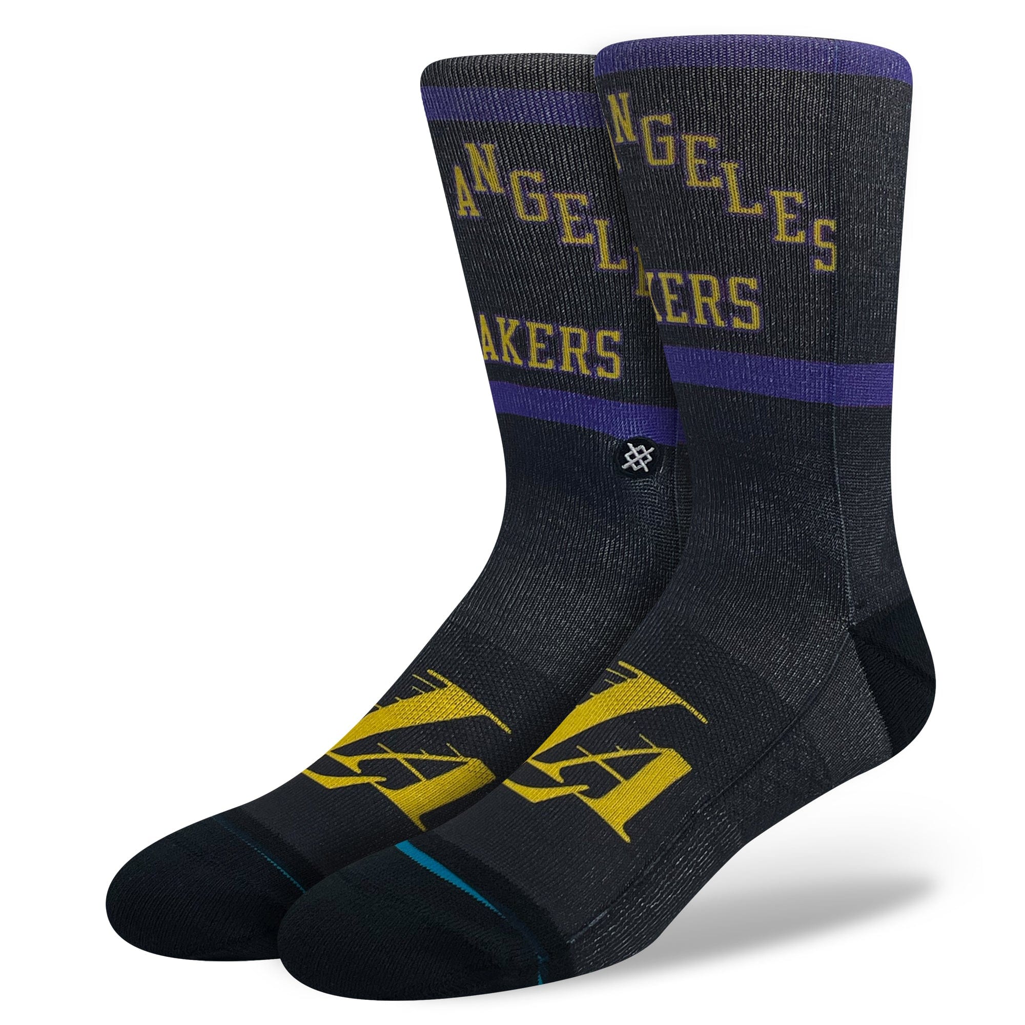 Los Angles Lakers Stance NBA 24 City Edition Crew Socks