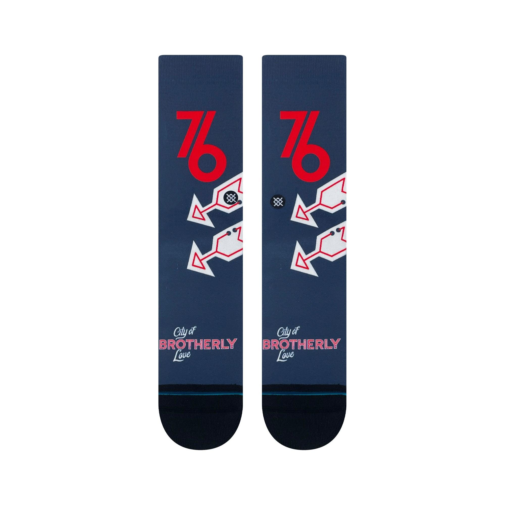 Philadelphia 76ers Stance NBA 24 City Edition Crew Socks