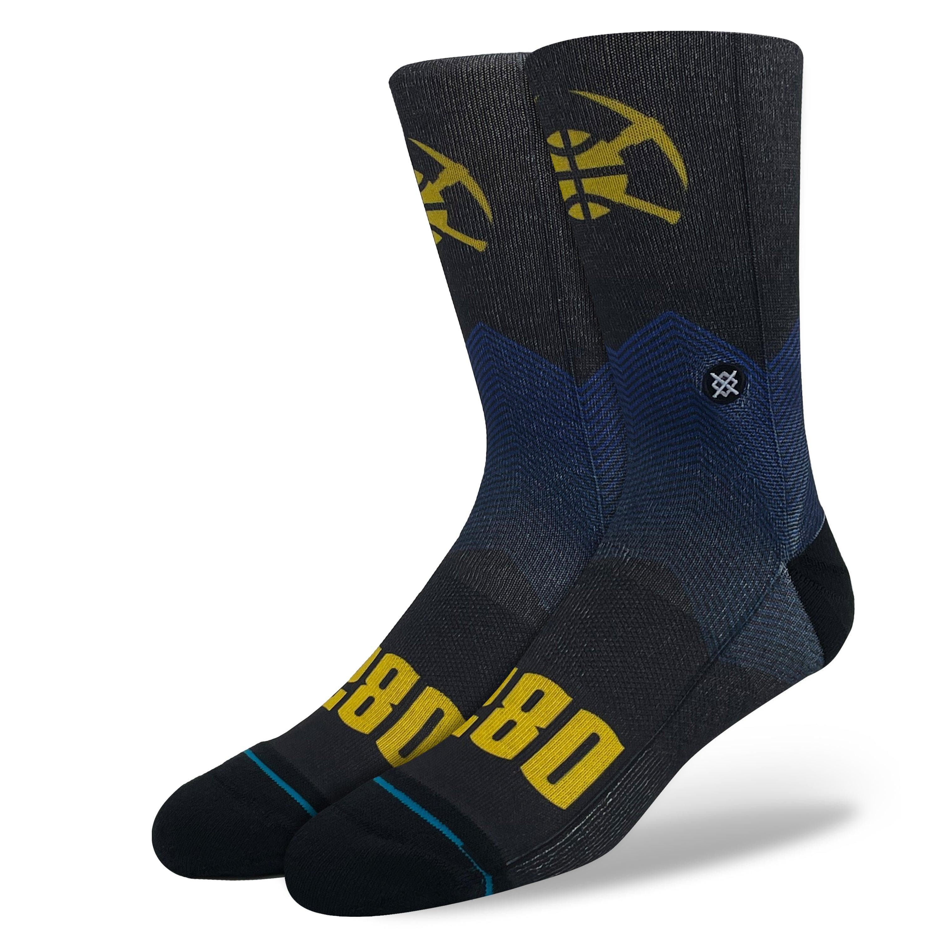 Denver Nuggets Stance NBA 24 City Edition Crew Socks