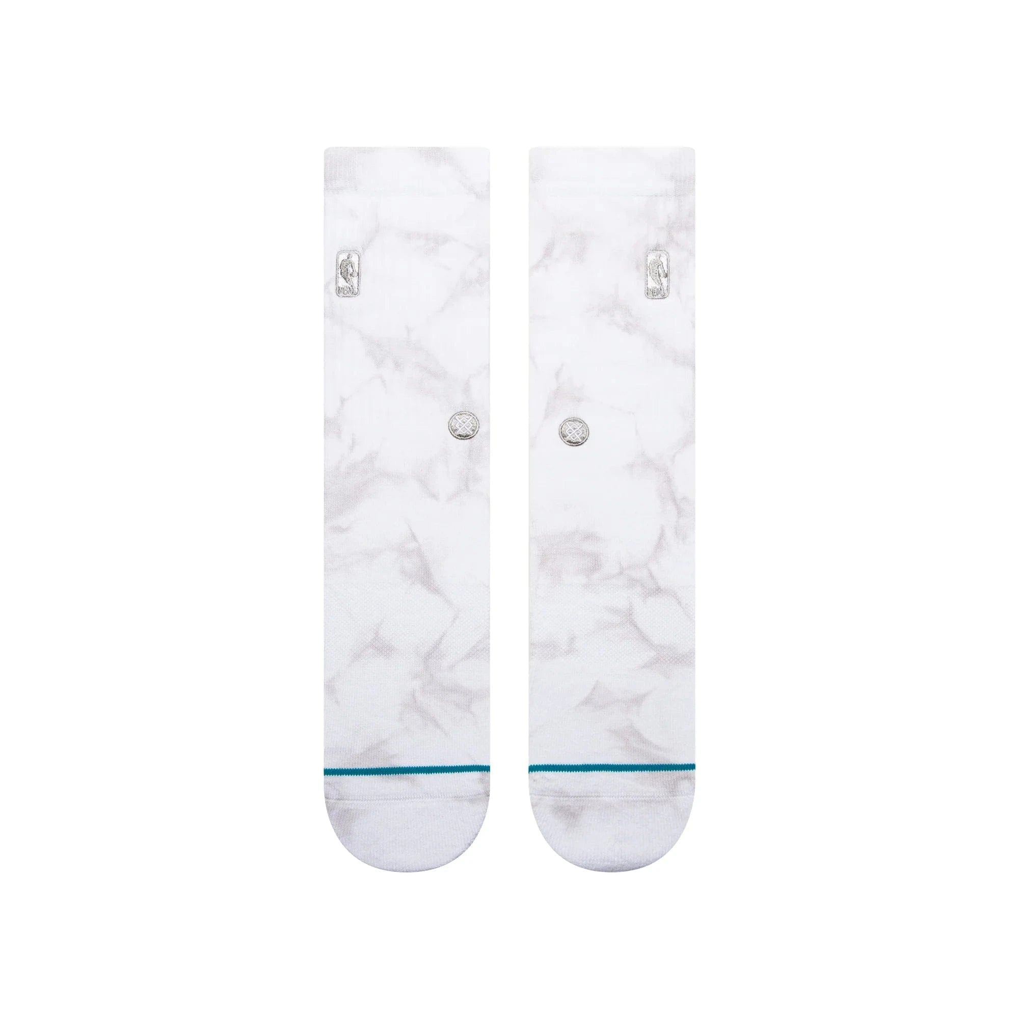 NBA Logoman Dye Stance NBA Crew Socks - Light Grey