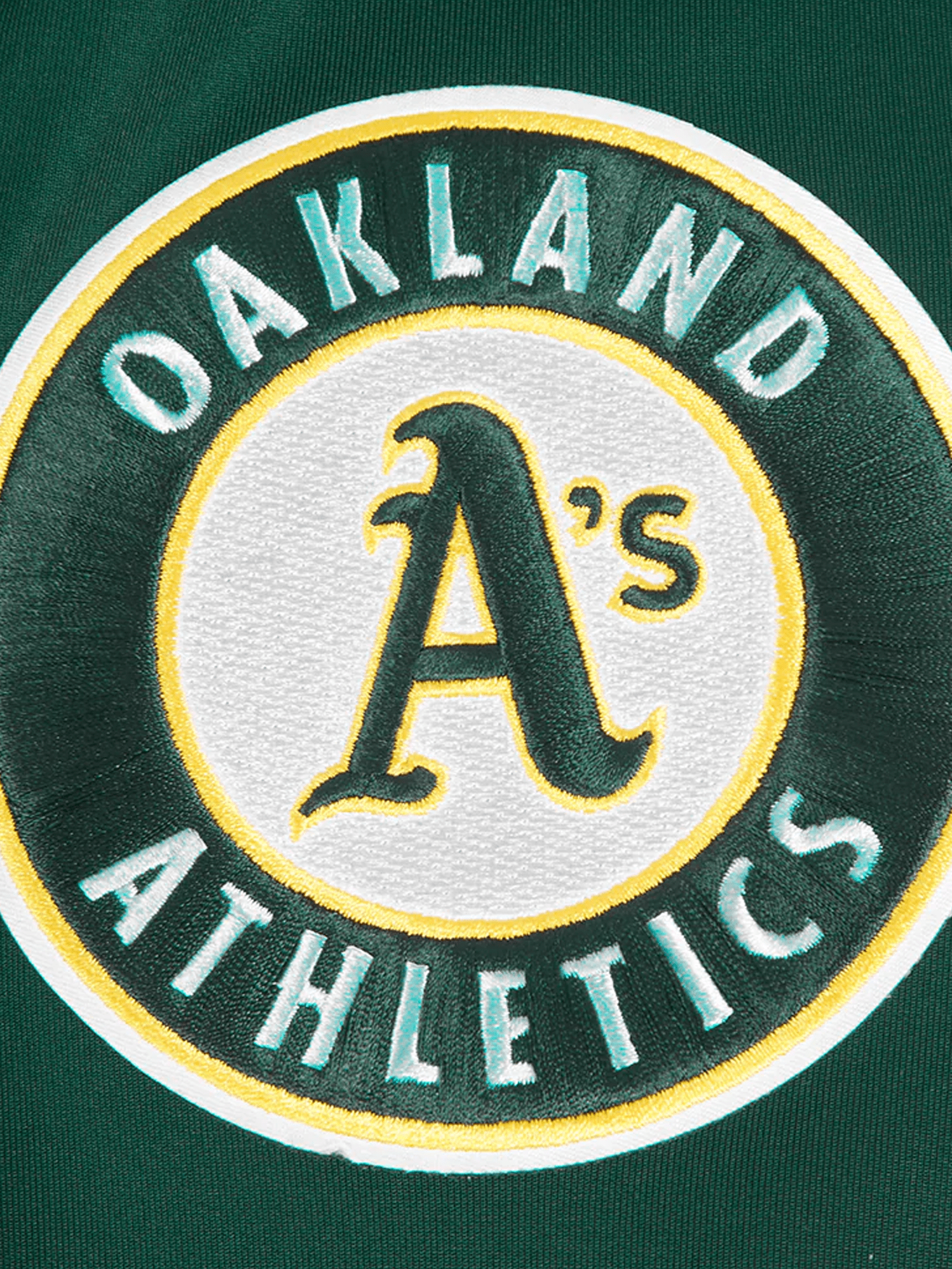Athletics Pro Standard MLB Team Chenille Hoodie Jumper  - Green