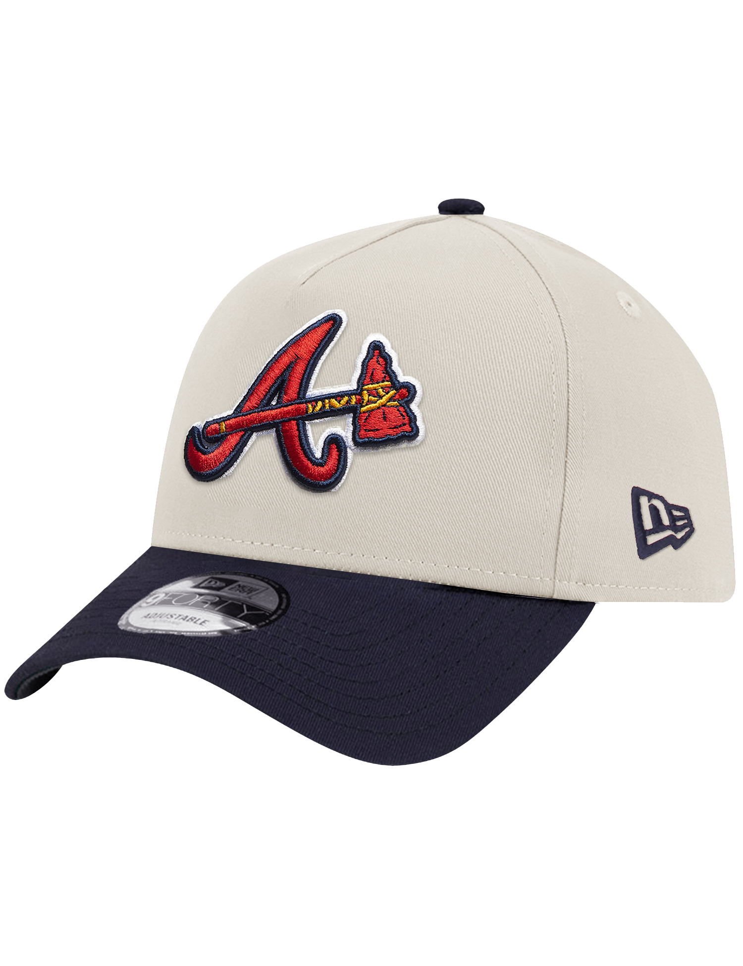 Atlanta Braves New Era MLB 00 All Star 9FORTY A-Frame Snapback Hat - Stone
