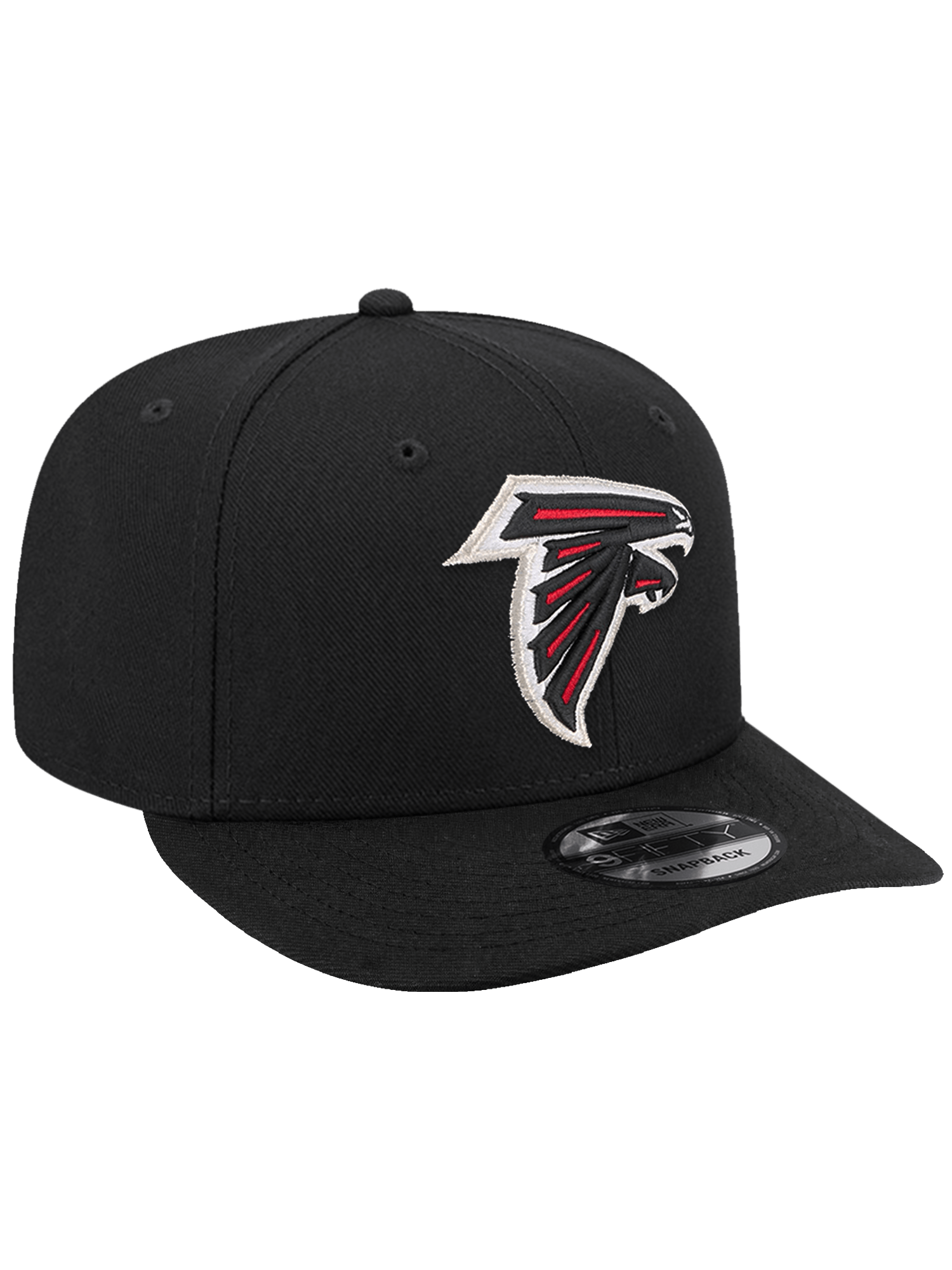 Atlanta Falcons New Era NFL Team 9FIFTY Pre-Curved Snapback Hat - Black