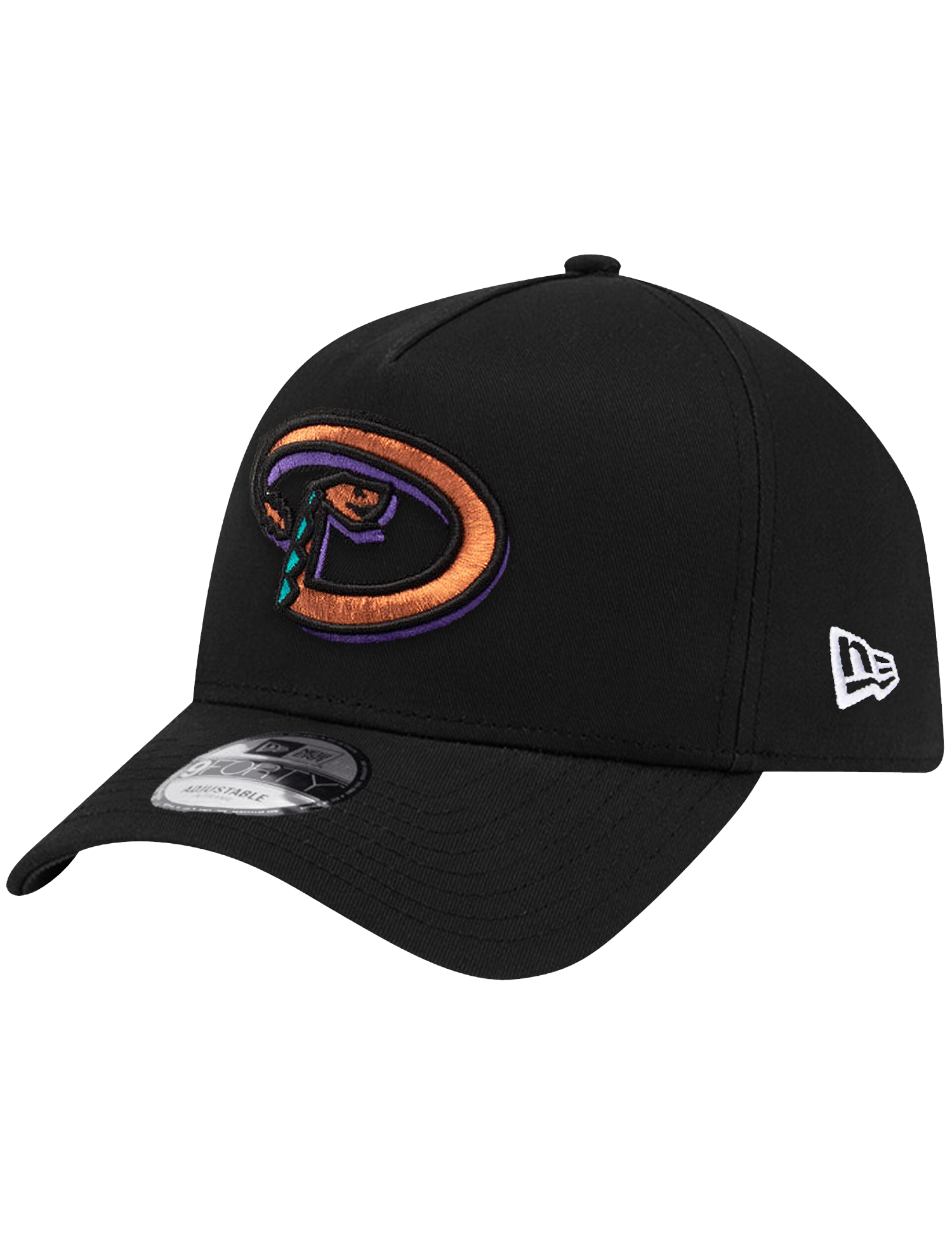Arizona Diamondbacks New Era MLB 01 WS 9FORTY A-Frame Snapback Hat - Black