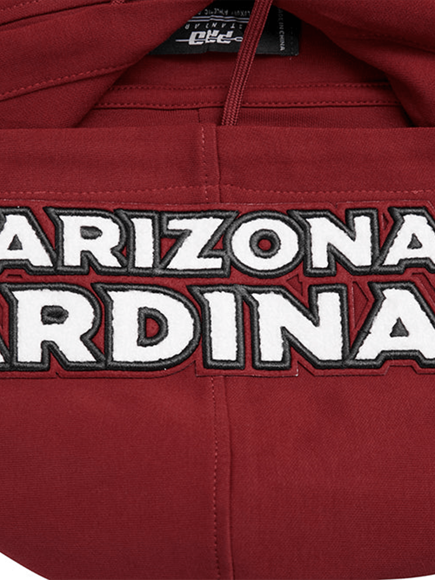Arizona Cardinals Pro Standard NFL Team Chenille Hoodie Jumper - Dark Red