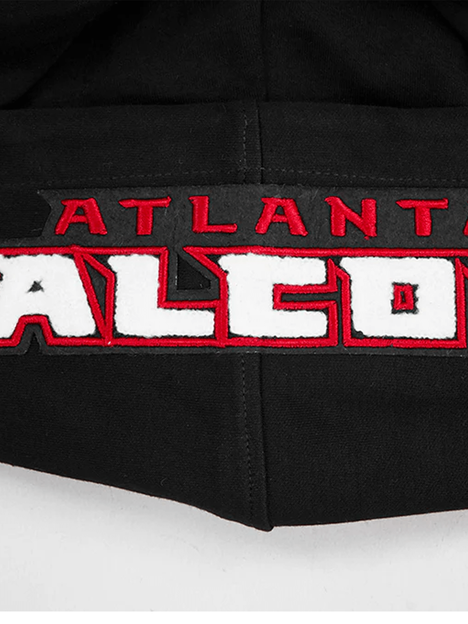 Atlanta Falcons Pro Standard NFL Team Chenille Hoodie Jumper - Black