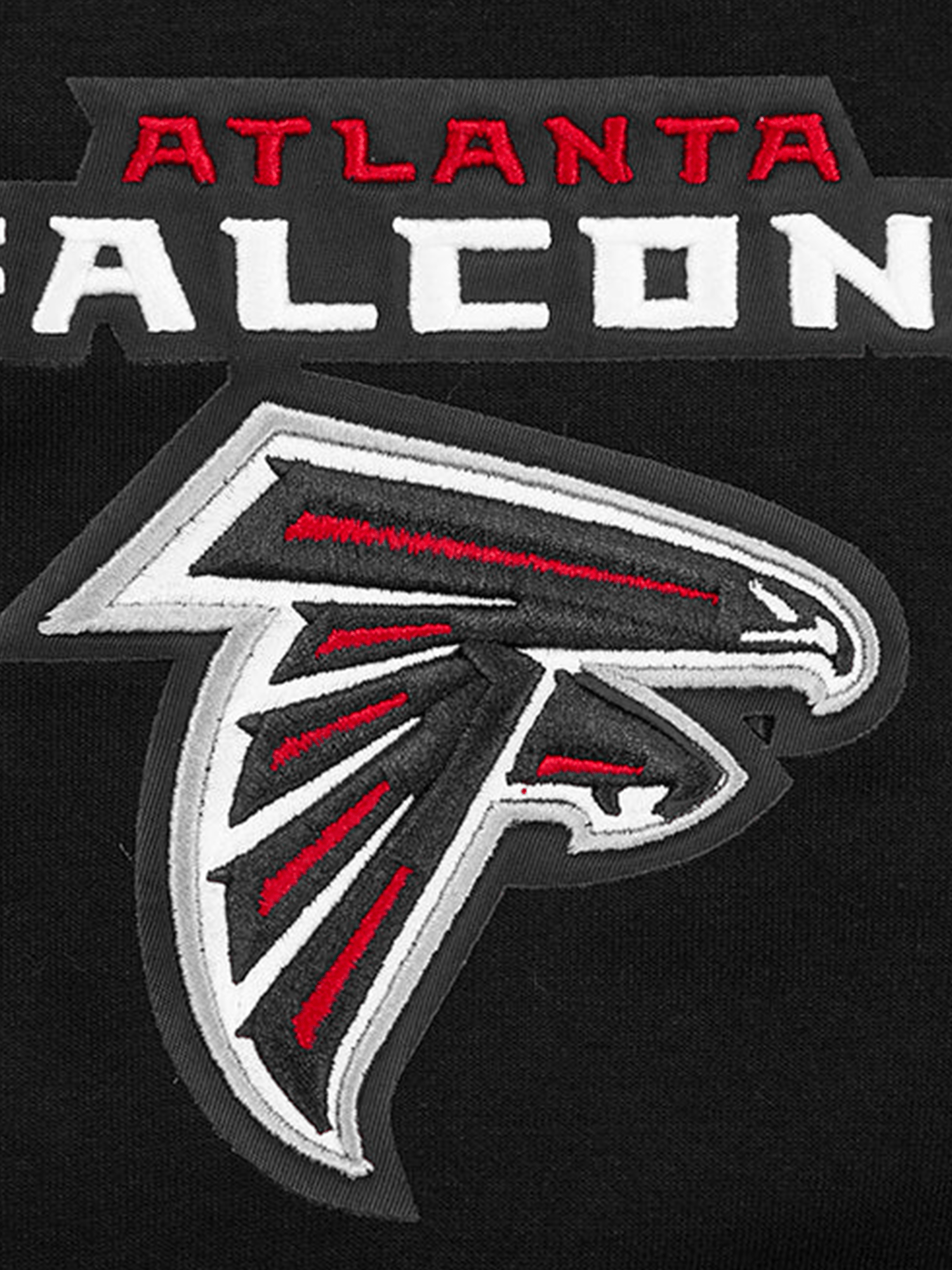 Atlanta Falcons Pro Standard NFL Team Chenille Hoodie Jumper - Black