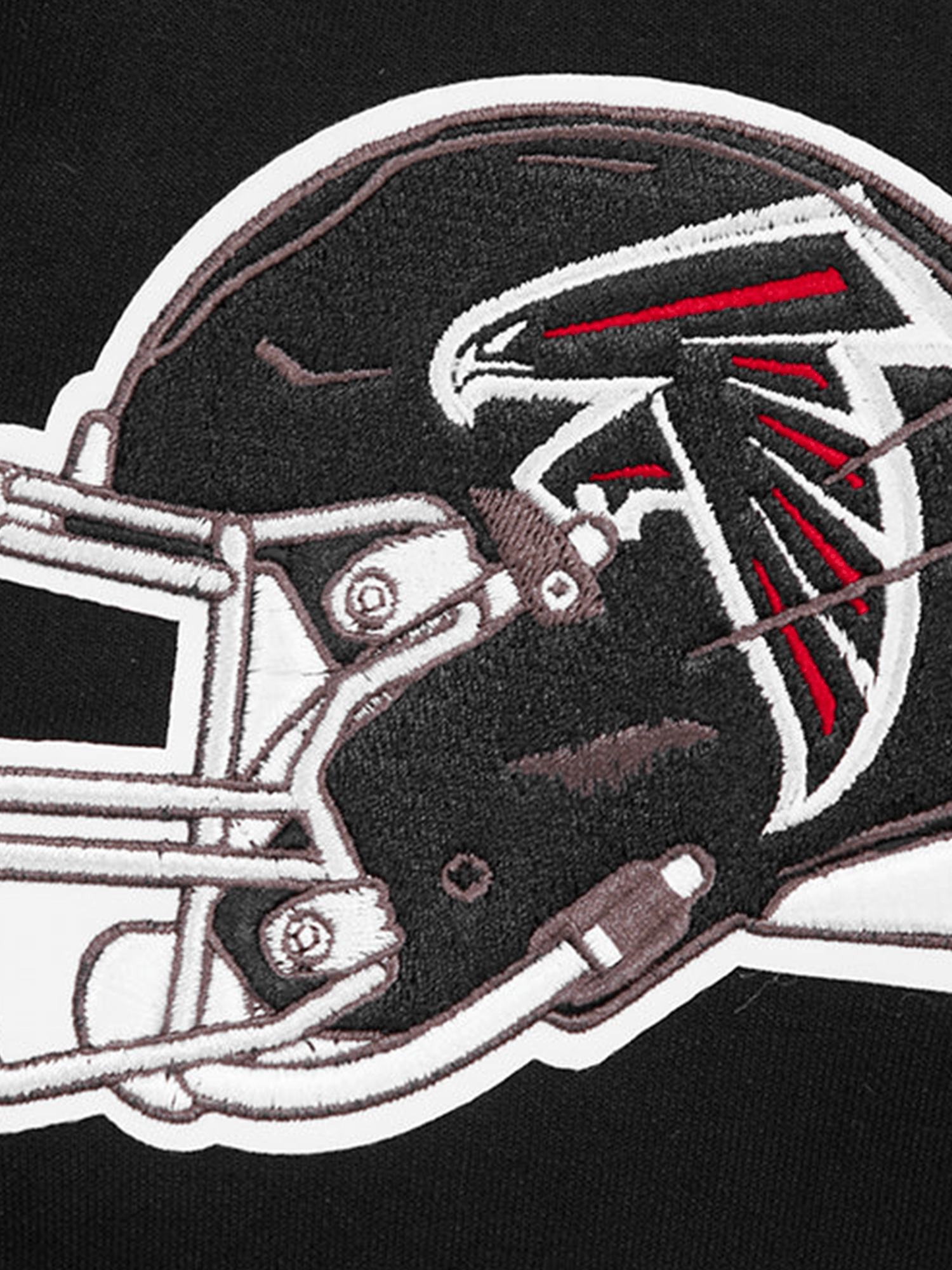 Atlanta Falcons Pro Standard NFL Team Chenille Hoodie Jumper - Black