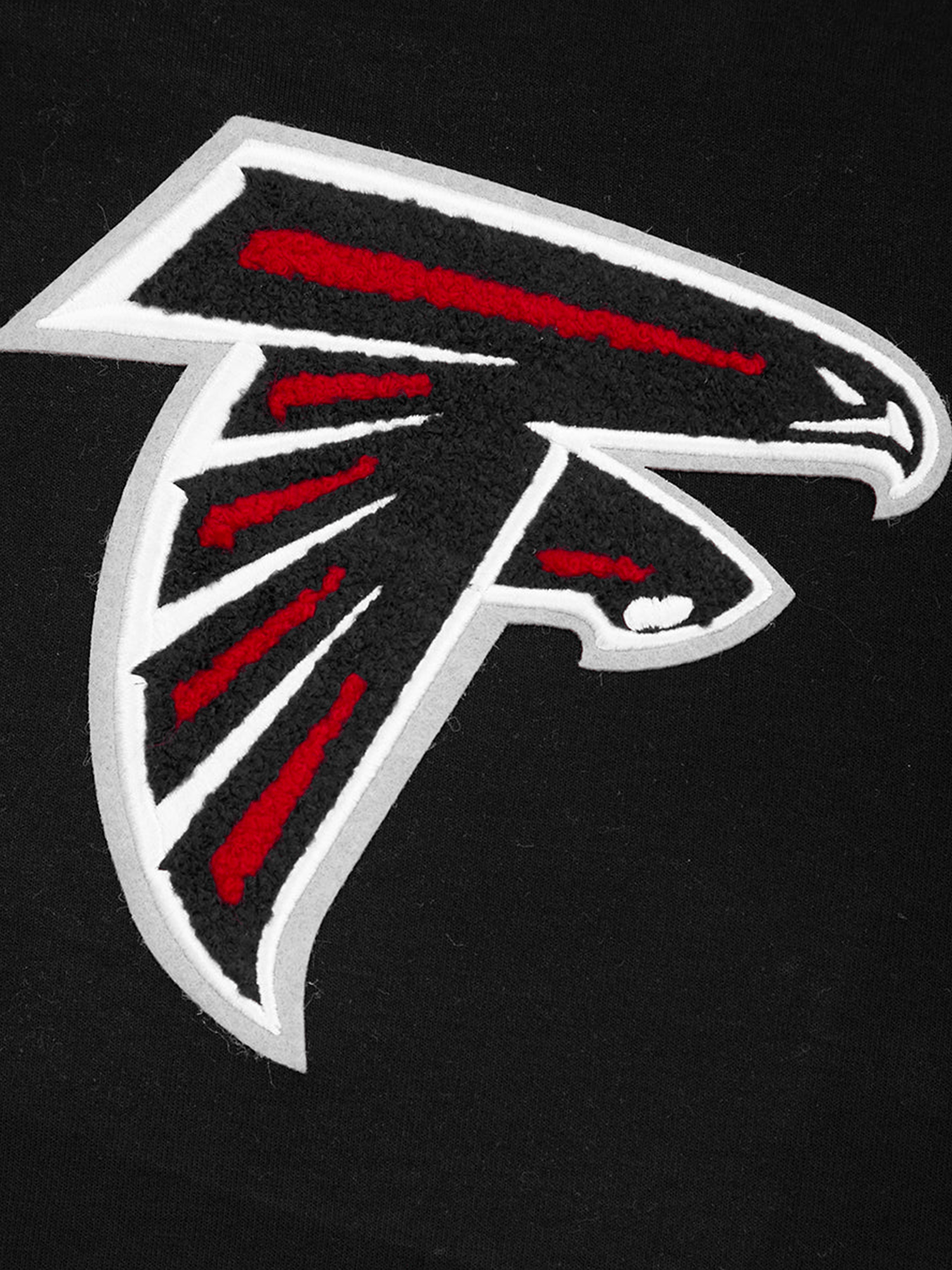 Atlanta Falcons Pro Standard NFL Team Chenille Hoodie Jumper - Black