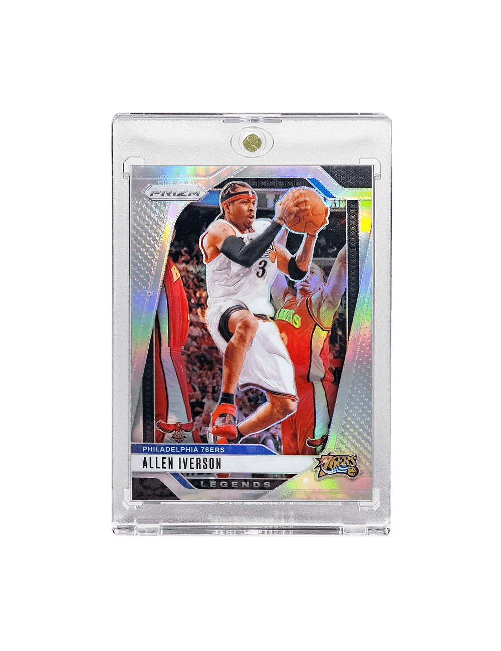 Allen Iverson Philadelphia 76ers Panini NBA 24-25 Prizm Silver Card