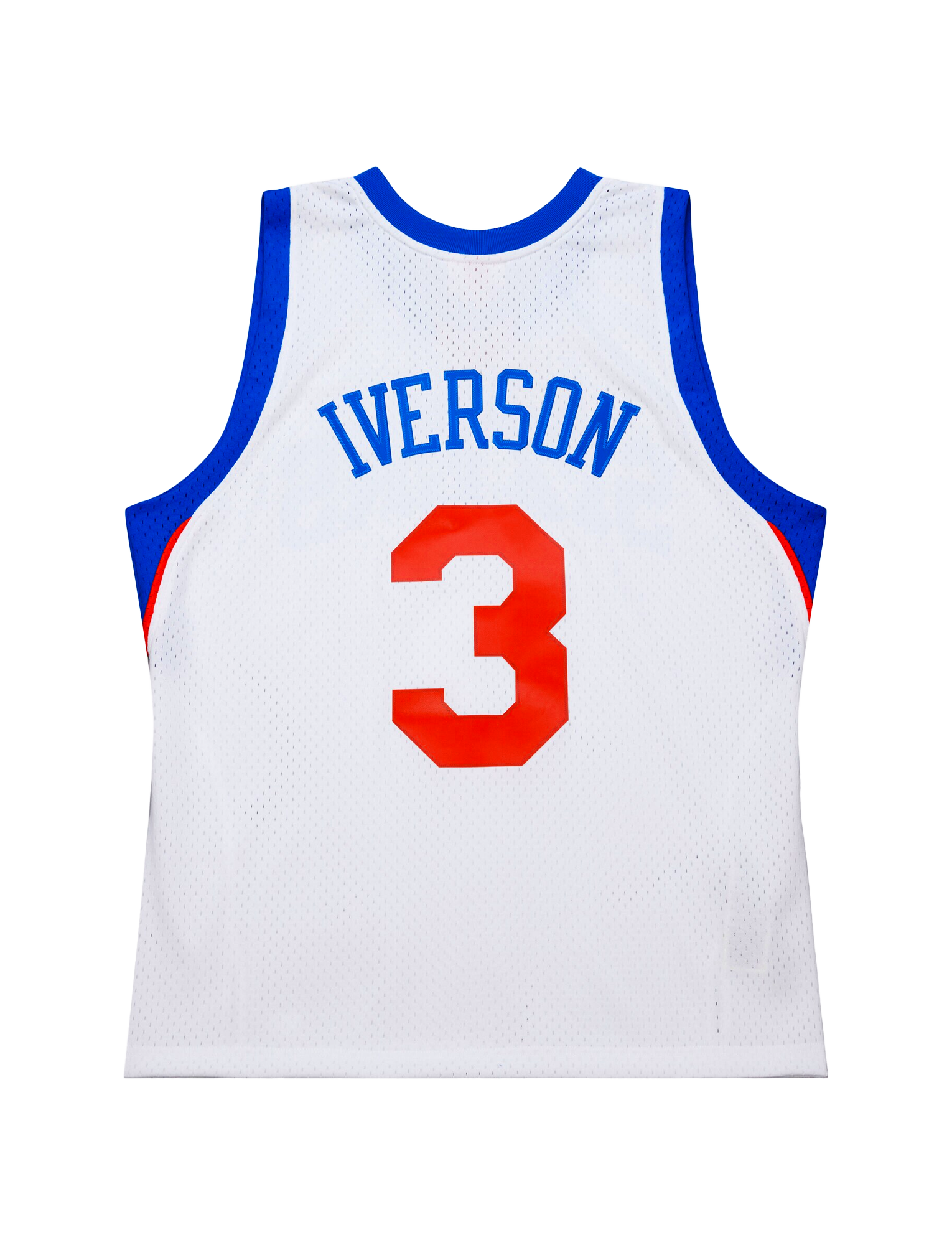 Allen Iverson Philadelphia 76ers Mitchell & Ness NBA 09-10 Swingman Jersey - White