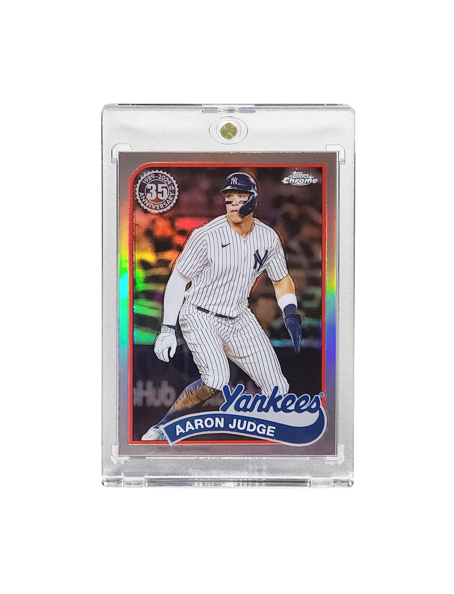 Aaron Judge New York Yankees Topps MLB Chrome 24 35th Ann Refractor Card