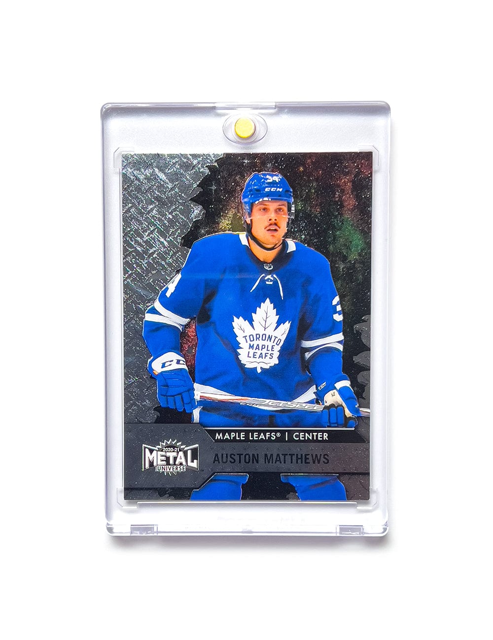 Auston Matthews Toronto Maple Leafs 20-21 Skybox Metal Universe Base Card