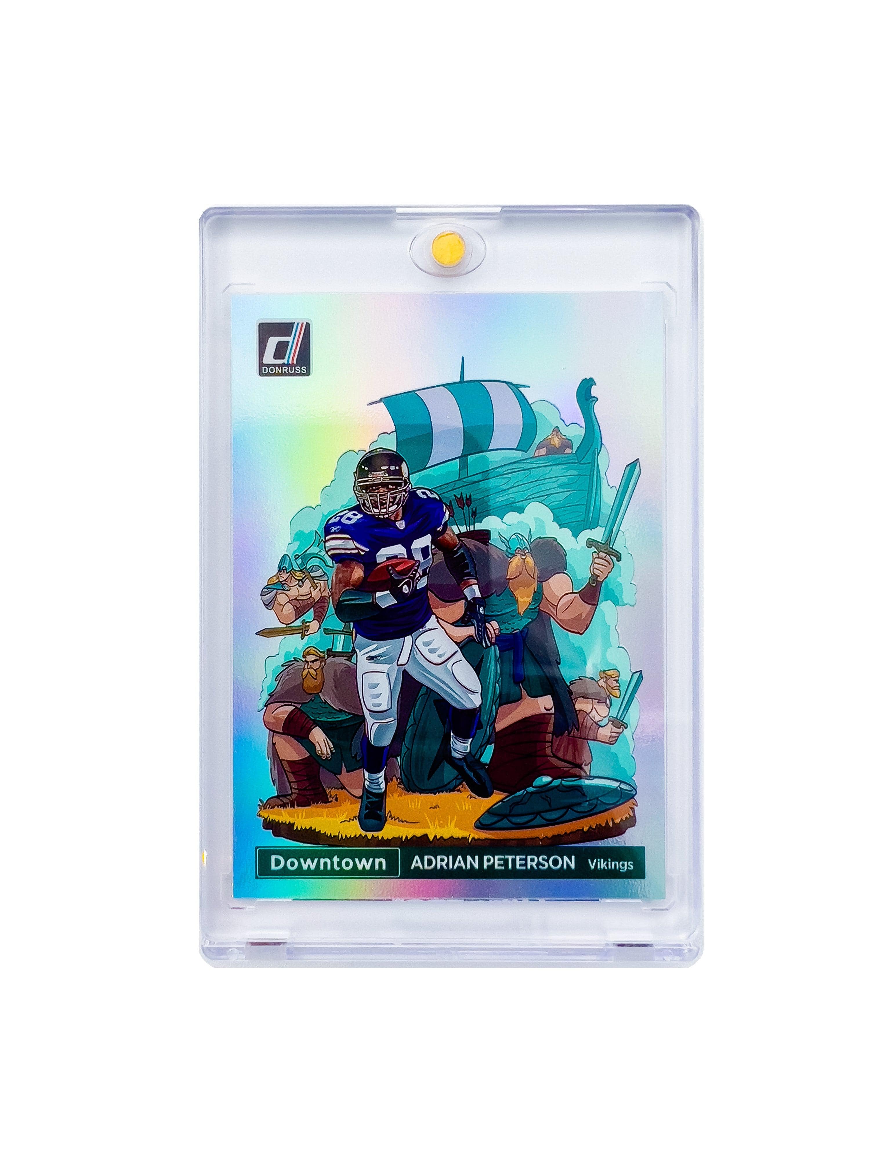 Adrian Peterson Minnesota Vikings Panini NFL Donruss 22 Downtown Card