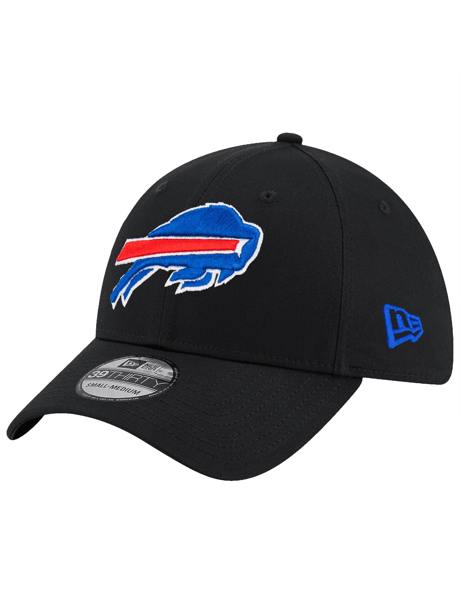 Buffalo Bills New Era NFL Team 39THIRTY Stretch-Fit Hat - Black