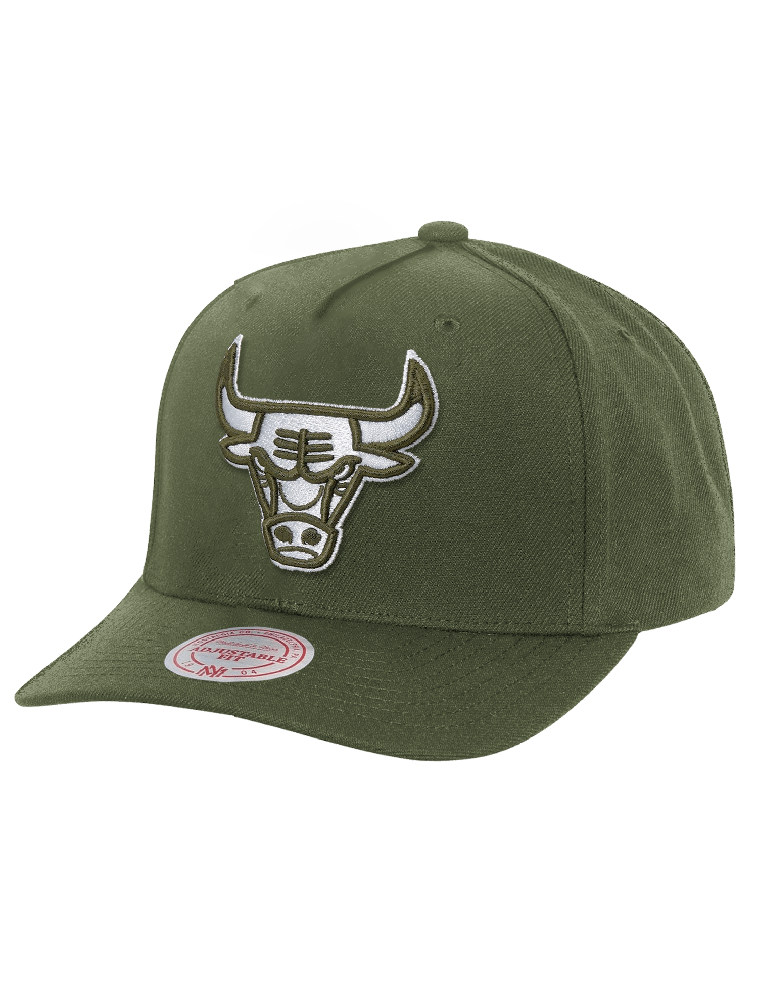 Chicago Bulls Mitchell & Ness NBA Tonal MVP Snapback Hat - Olive