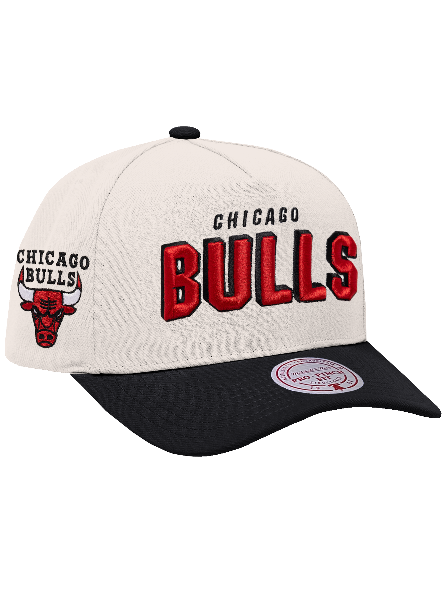 Chicago Bulls Mitchell & Ness NBA HWC Draft Day Pro Pinch Snapback Hat