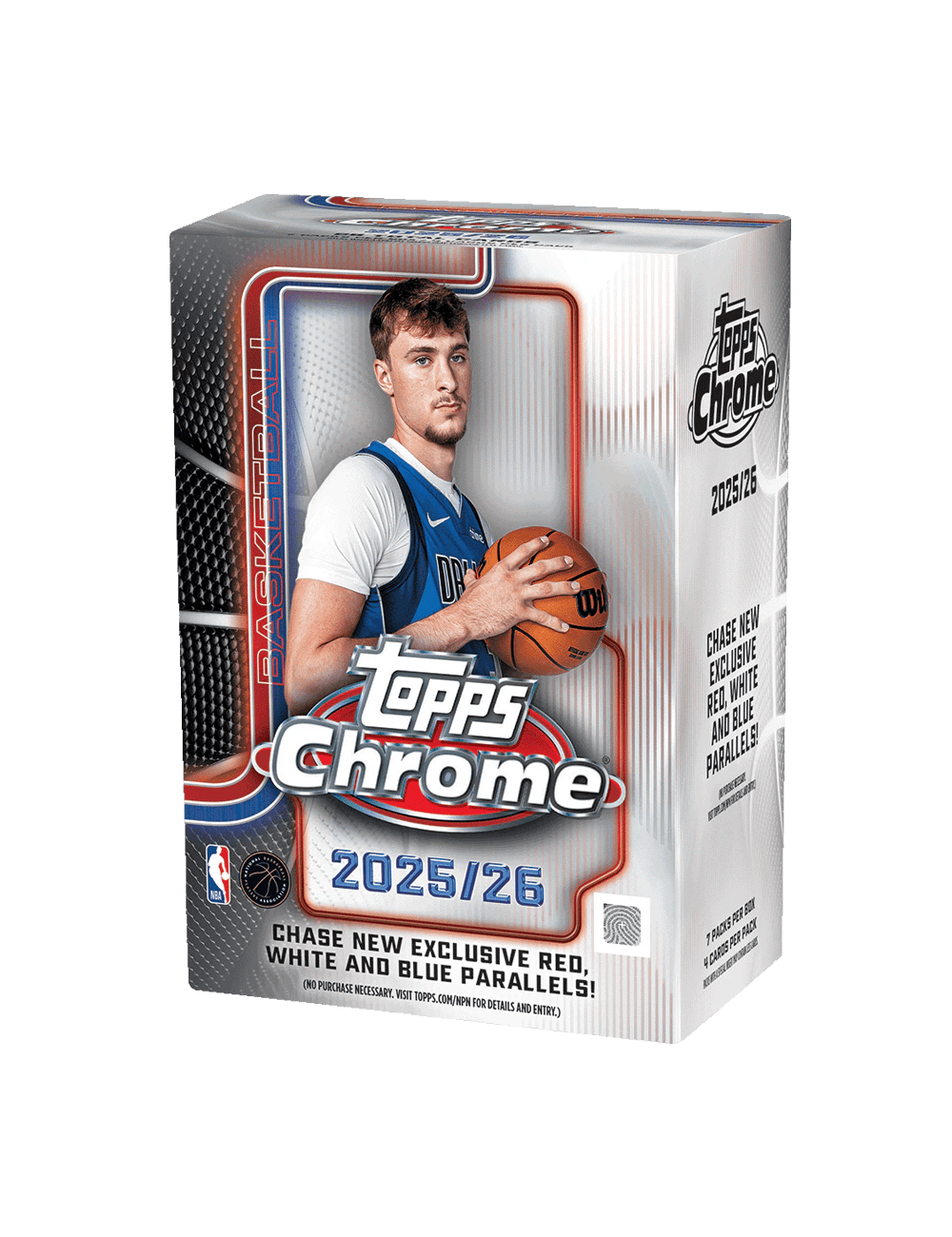 2025-26 Topps Chrome NBA Basketball Trading Card Blaster Box