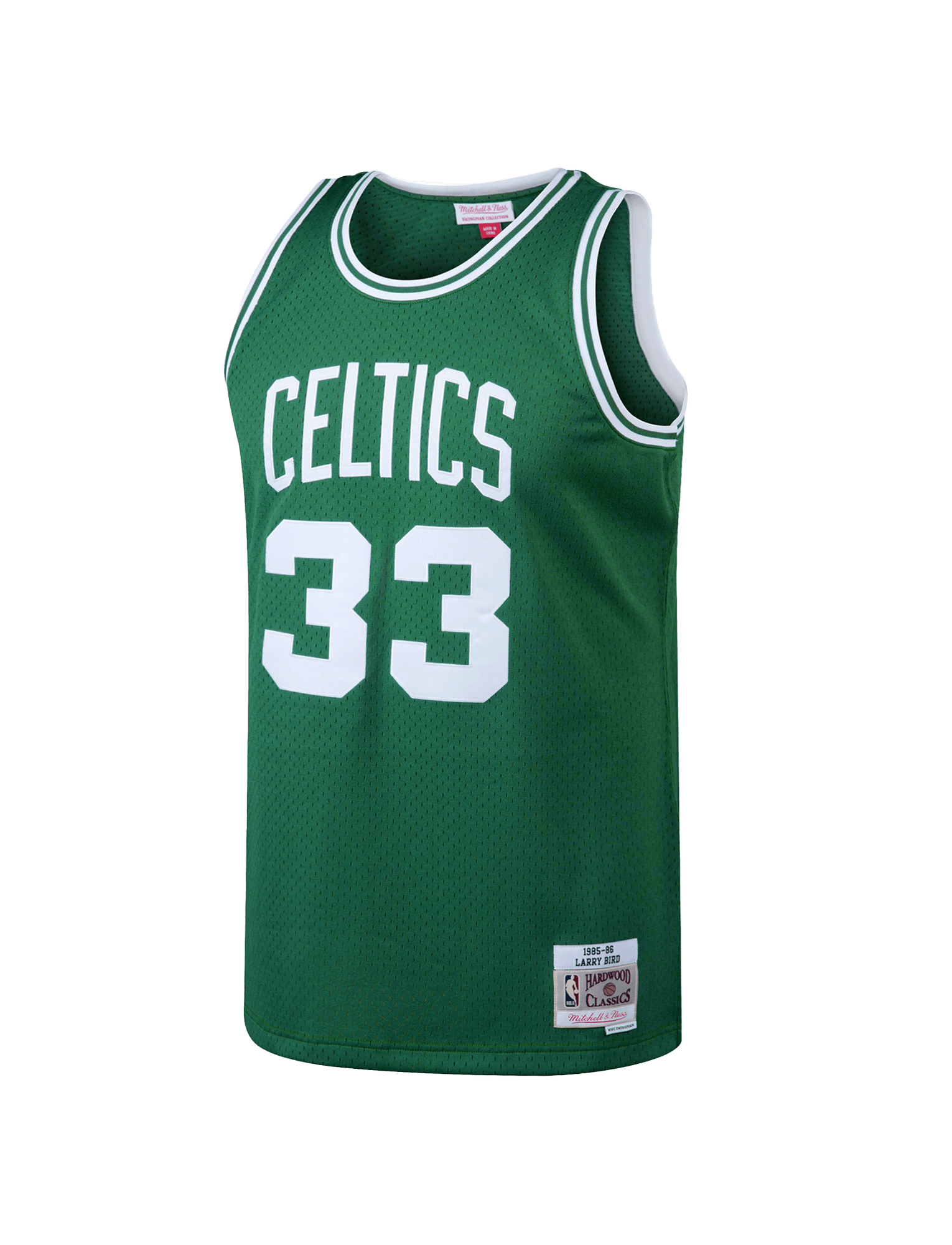 Larry Bird Boston Celtics Mitchell & Ness NBA 85-86 Swingman Jersey - Green