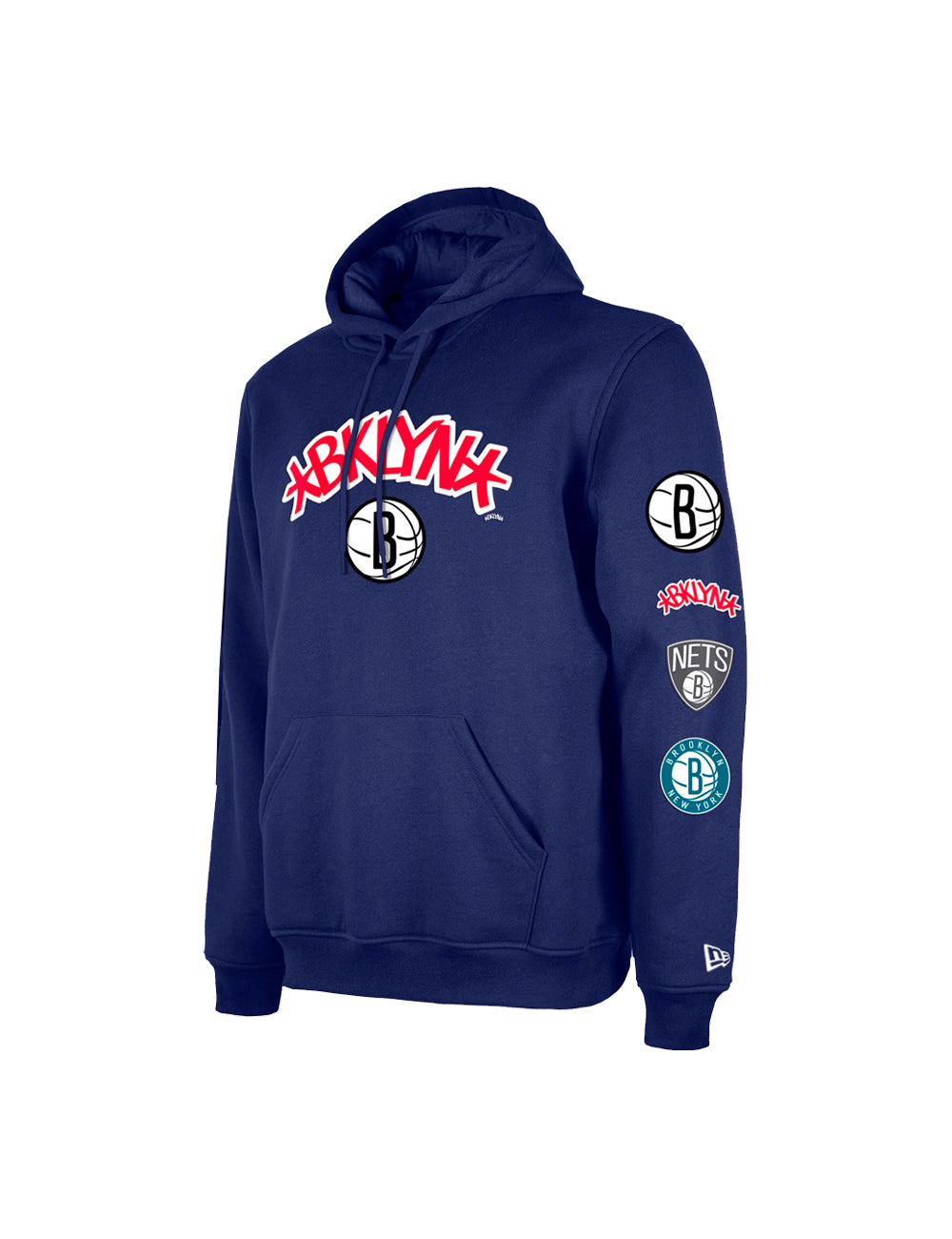 Brooklyn Nets New Era NBA 24 City Edition Hoodie Jumper - Blue
