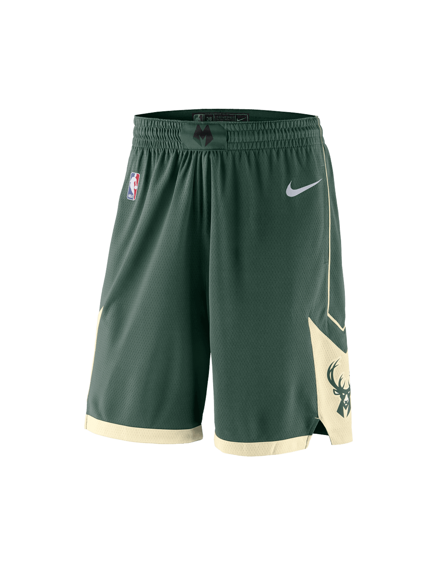 Youths Milwaukee Bucks Nike NBA Icon Swingman Shorts - Green