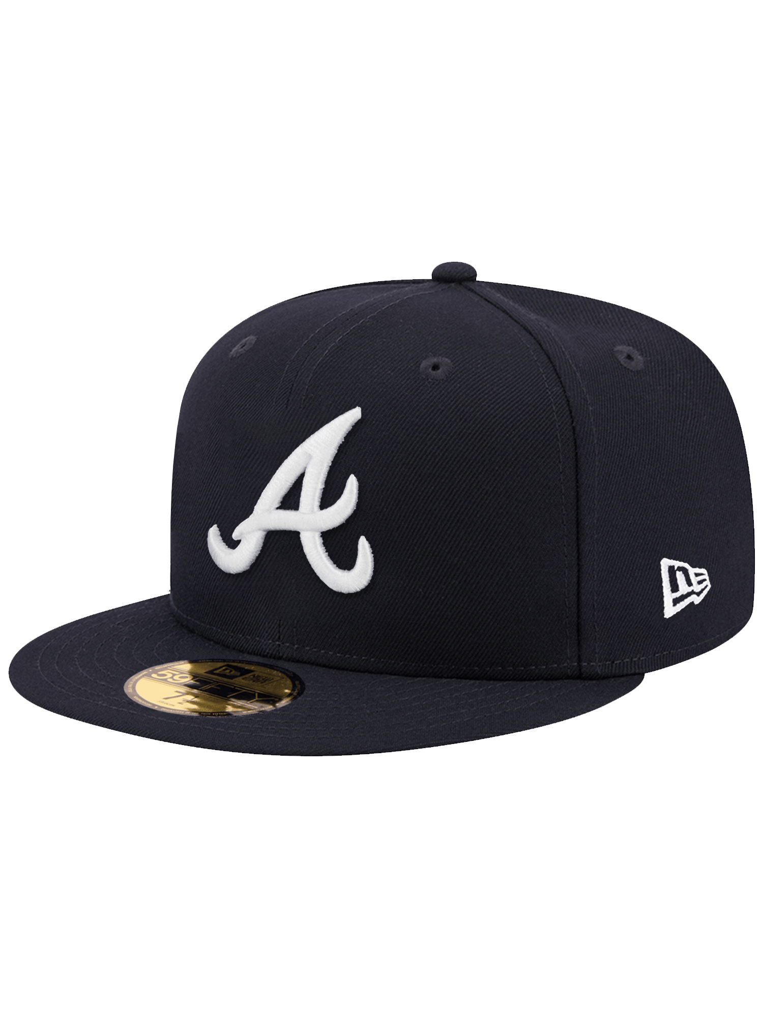 Atlanta Braves New Era MLB AC On-Field Road 59FIFTY Fitted Hat - Navy