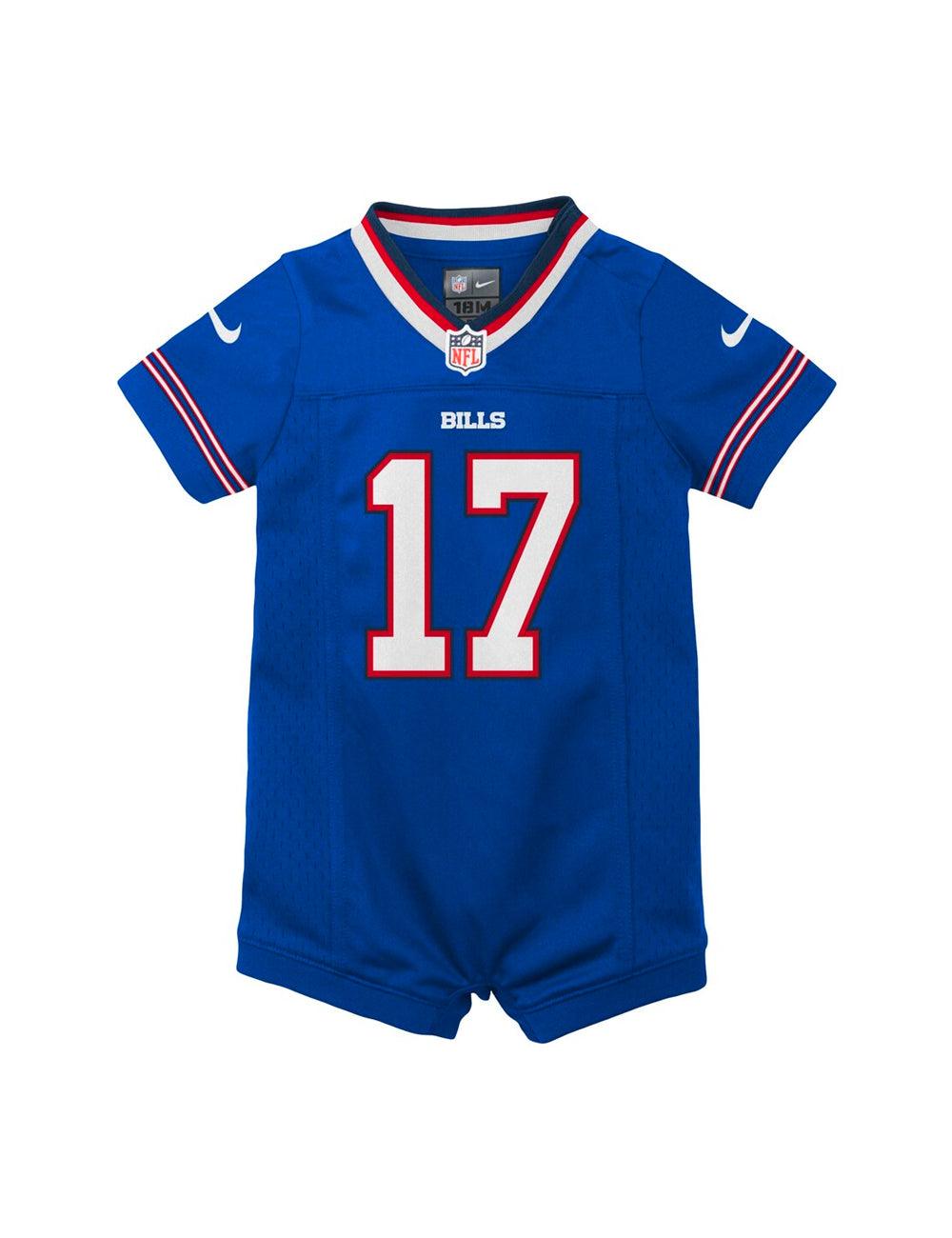 Newborns Josh Allen Buffalo Bills Nike NFL Romper Jersey - Blue