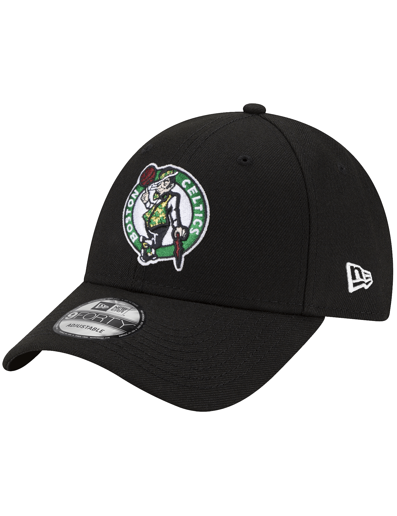 Boston Celtics New Era NBA Team 9FORTY Strapback Hat - Black