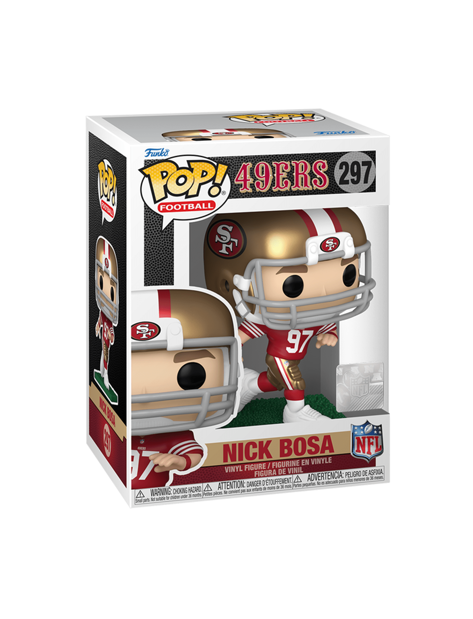 Nick Bosa San Francisco 49ers Funko NFL Pop Vinyl Figure - 297
