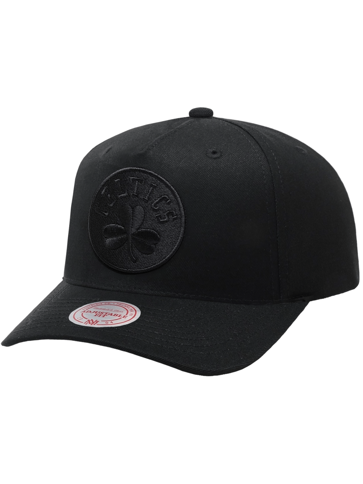 Boston Celtics Mitchell & Ness NBA Black On Black MVP Snapback Hat