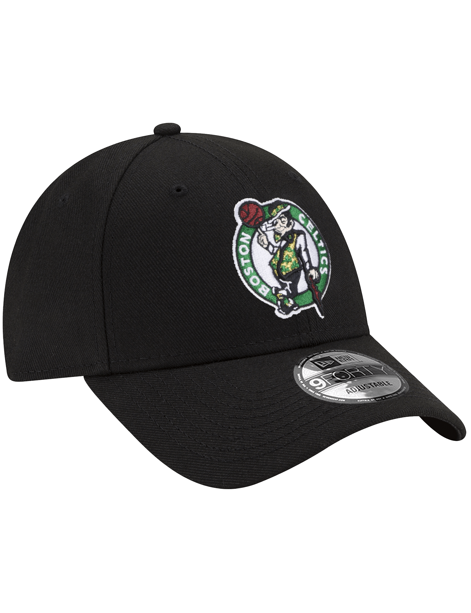 Boston Celtics New Era NBA Team 9FORTY Strapback Hat - Black